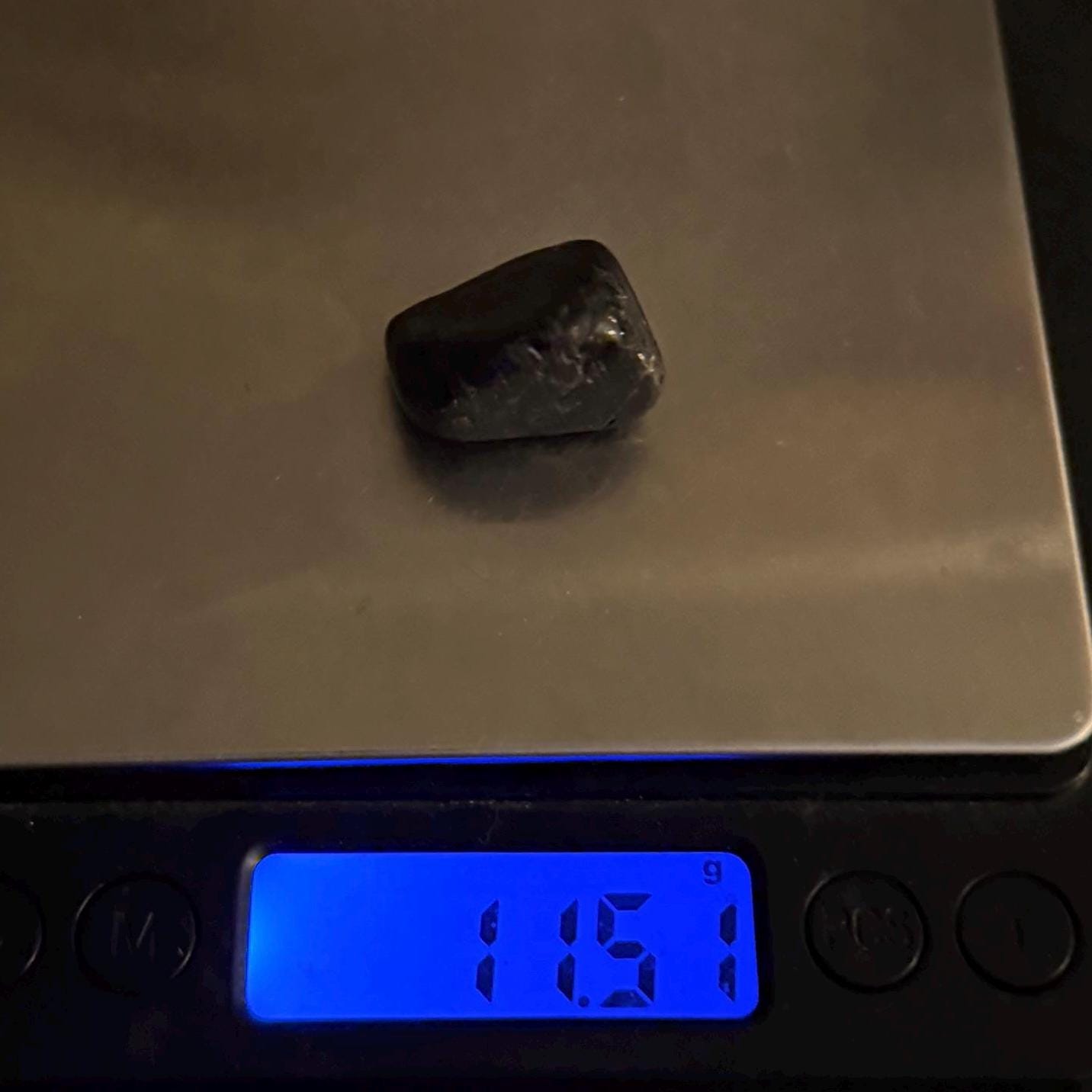 Nuummite Stone: Greenland Stone for Reiki, Grounding, Talisman, 11.51 grams