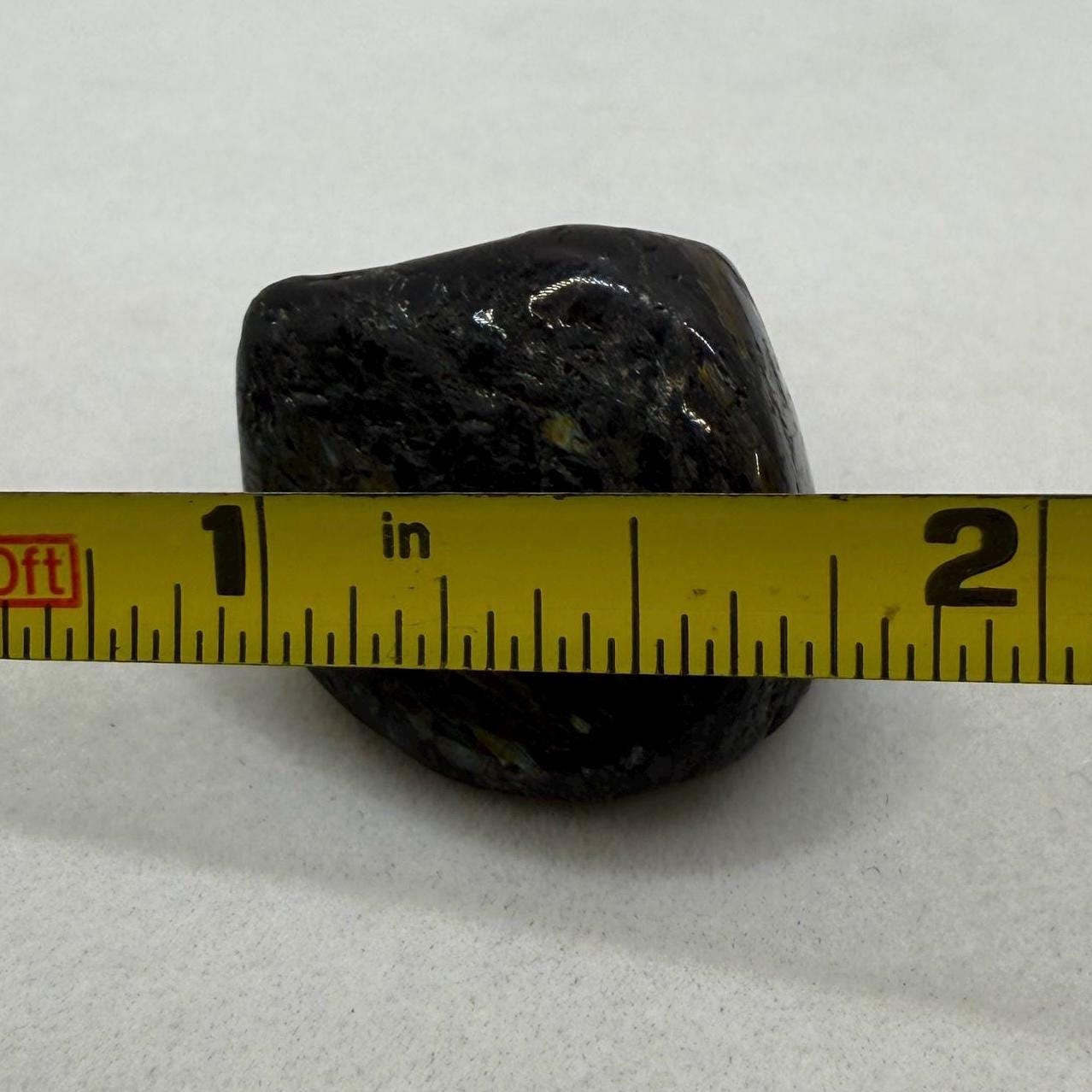 Nuummite Stone: Greenland Stone for Reiki, Grounding, Talisman, 11.51 grams