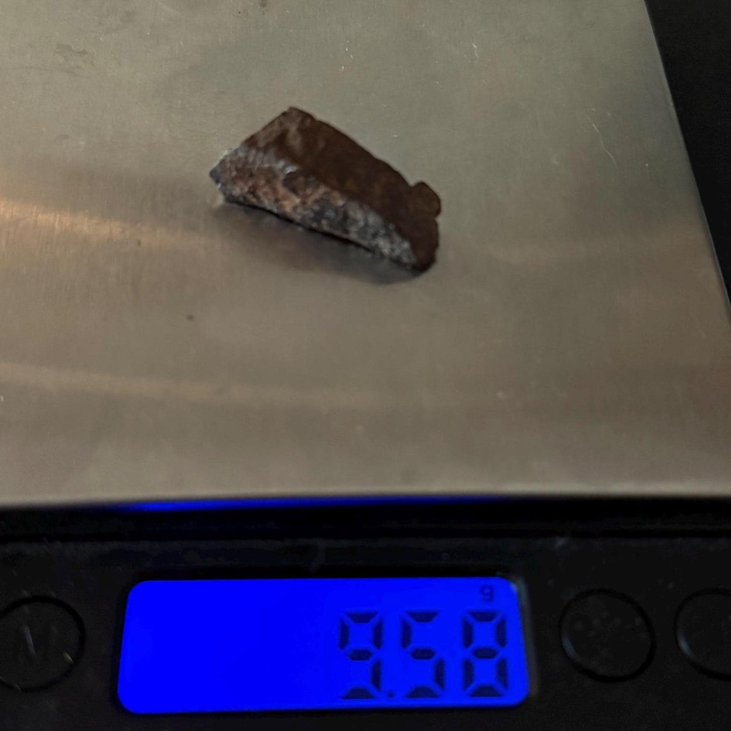 Gibeon Meteorite: 9.48 grams, Iron IVA, Namibia, Rare Iron Meteorite