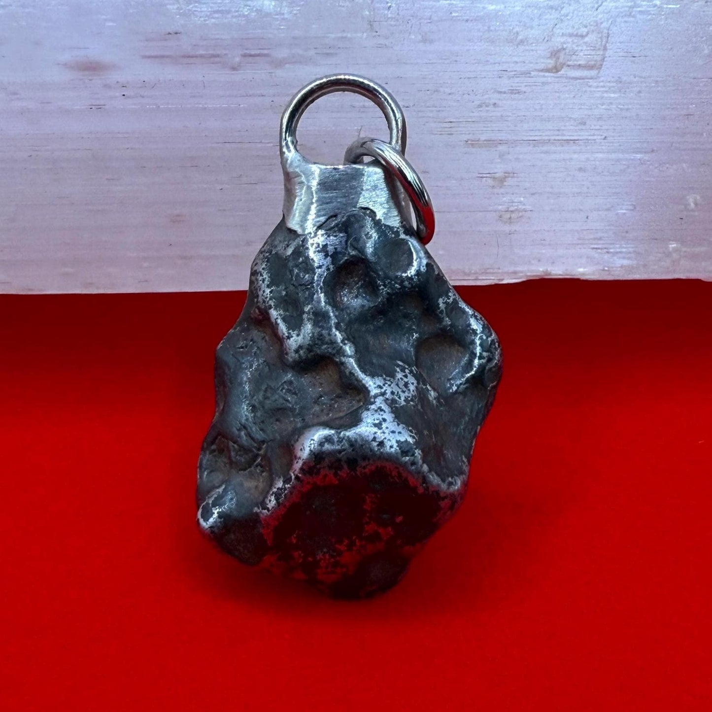 Agoudal Iron Meteorite Pendant: Handmade Astronomy Space Gift, Cosmic Pendant, 8.25 grams