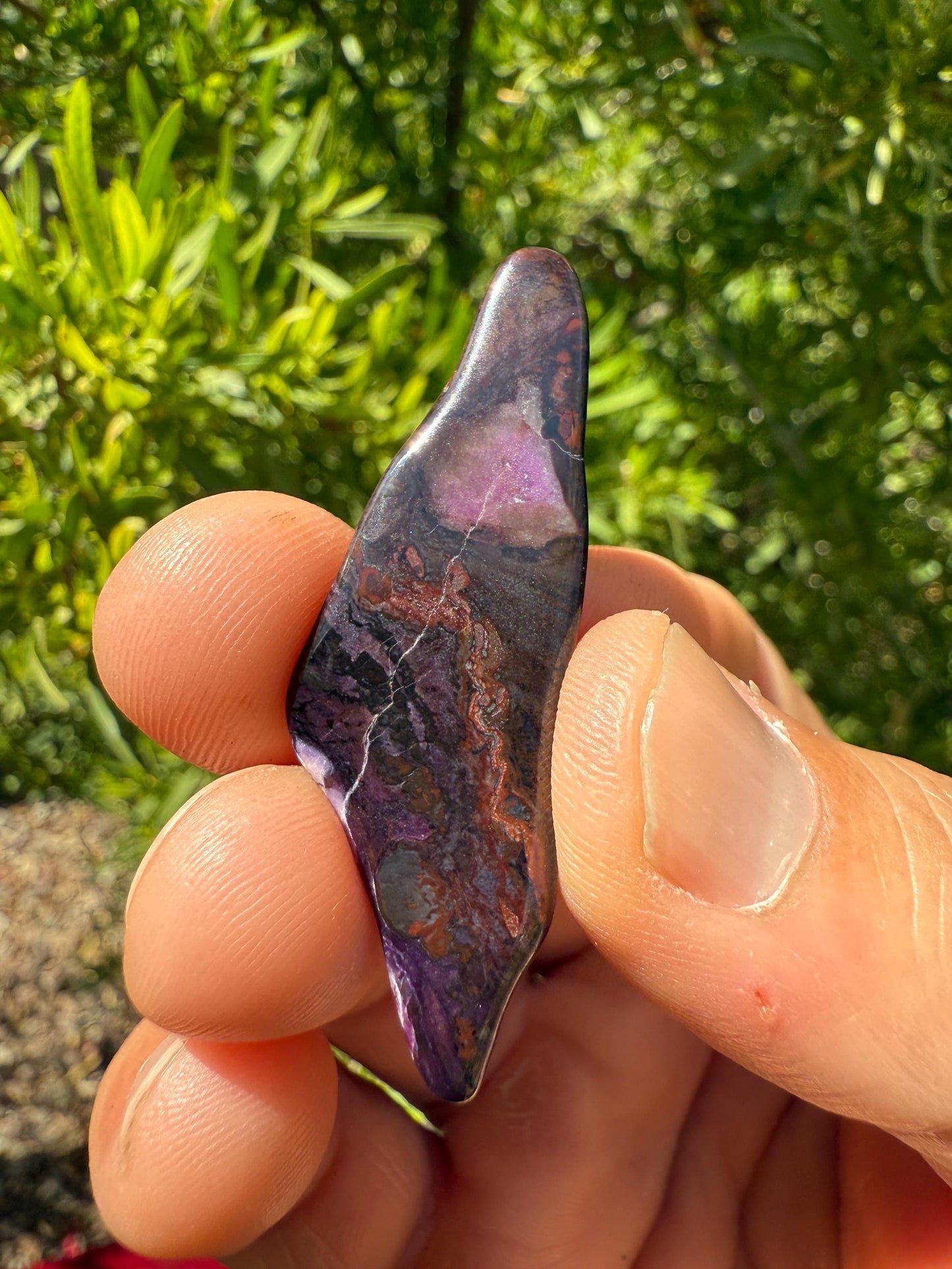 Polished Sugalite Specimen: Rare South African Reiki Stone, 6.25 grams