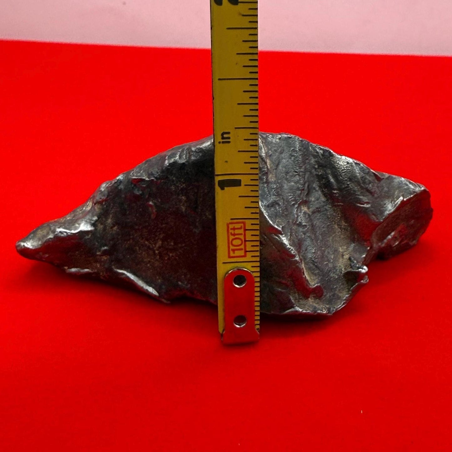 Gebel Kamil Iron Meteorite Specimen: Polished Ataxite from Egypt, 153.07 grams