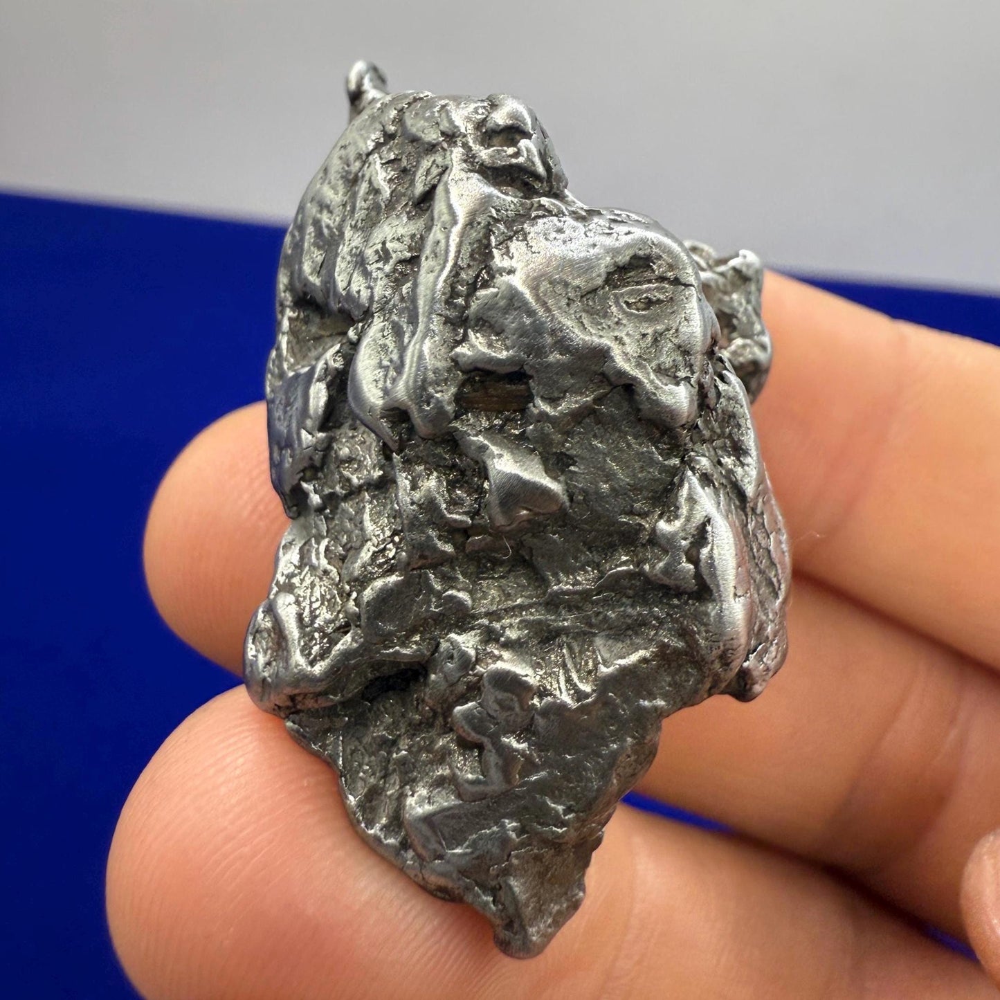 Uruacu Iron Meteorite Specimen: Space Gift, Authentic Meteorite, Brazil, 64.79 grams