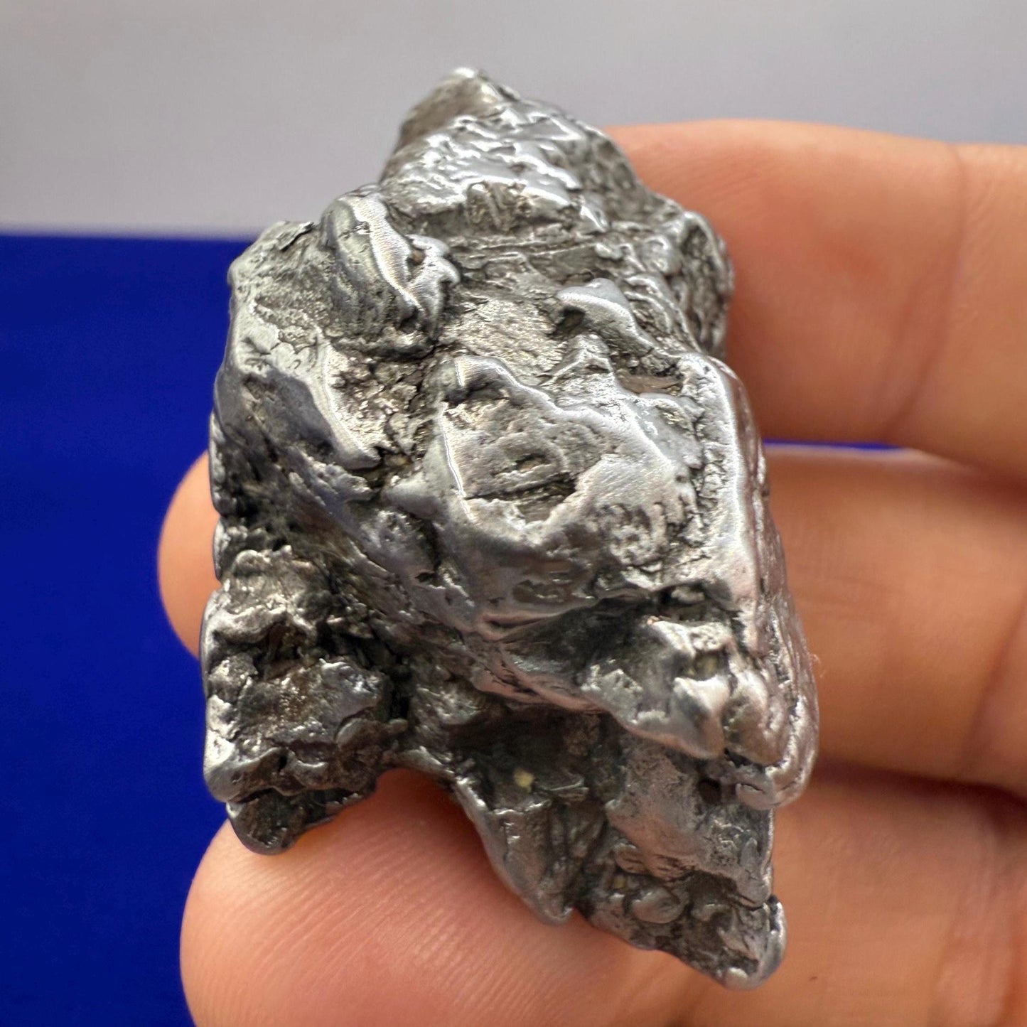 Uruacu Iron Meteorite Specimen: Space Gift, Authentic Meteorite, Brazil, 64.79 grams