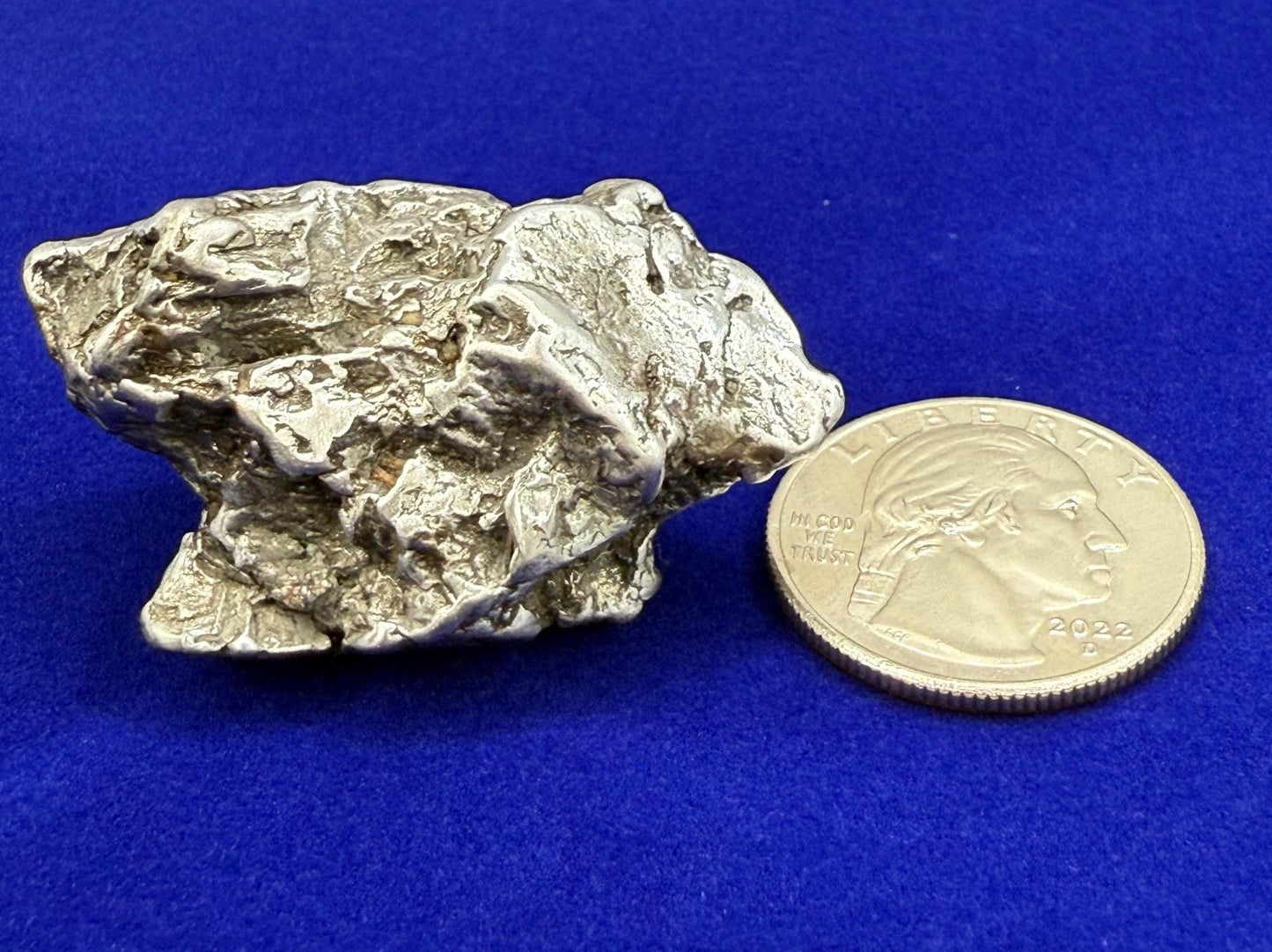 Uruacu Iron Meteorite Specimen: Space Gift, Authentic Meteorite, Brazil, 64.79 grams
