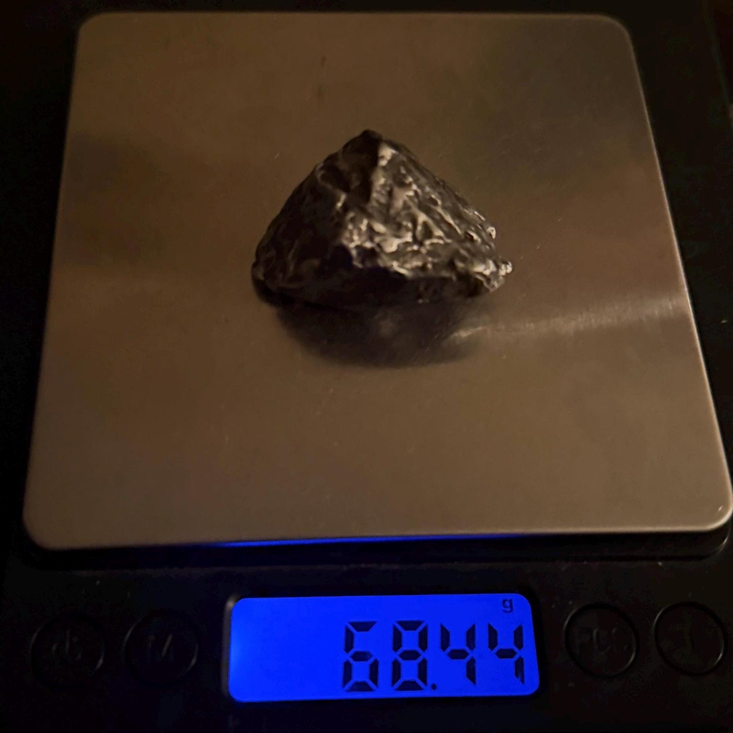 Uruacu Iron Meteorite Specimen: Space Gift, Authentic Meteorite, Brazil, 68.44 grams