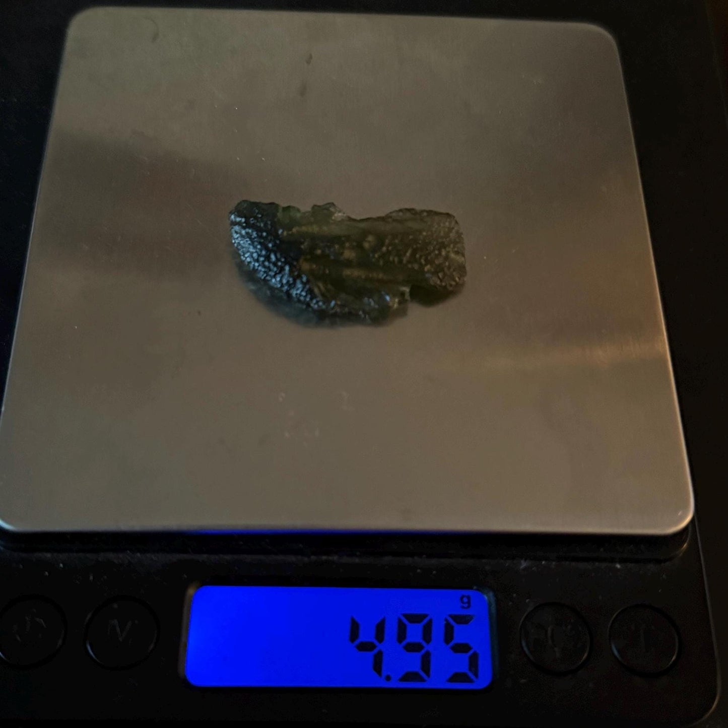 Authentic Moldavite Tektite Specimen: Czech Republic, Reiki Energy, 4.95g/24.75ct