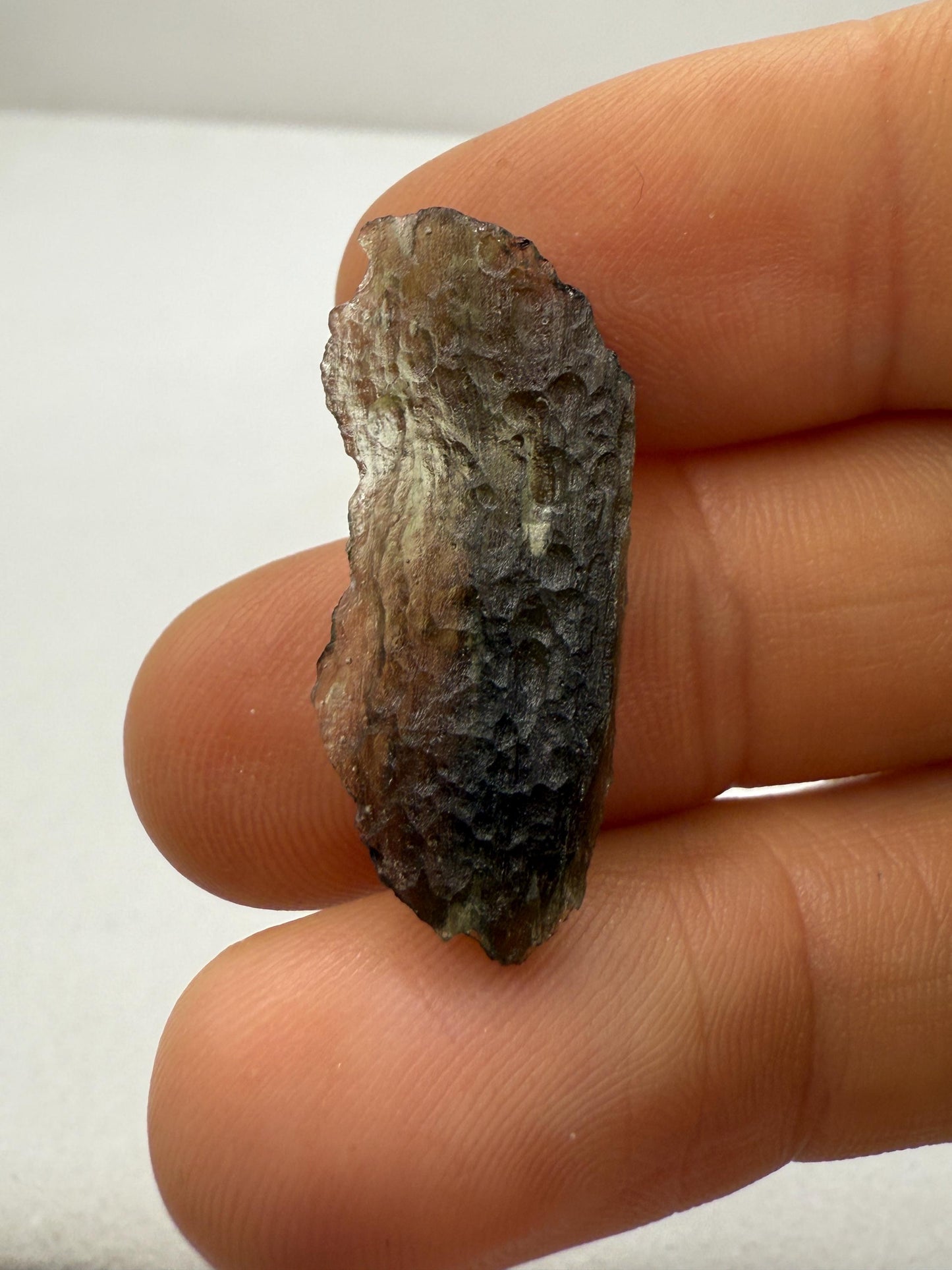 Authentic Moldavite Tektite Specimen: Czech Republic, Reiki Energy, 1.61g/8.05ct