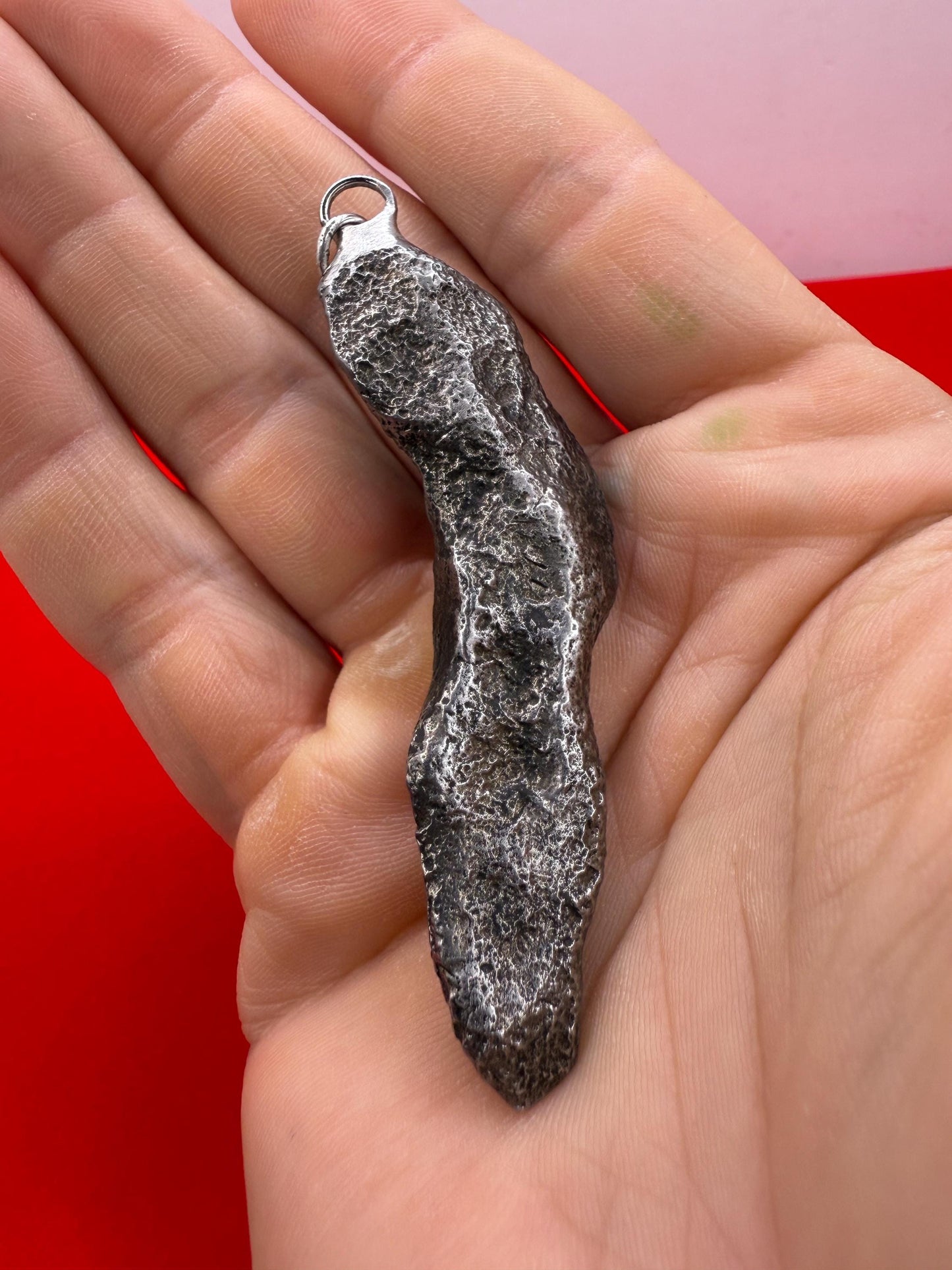 Sikhote-Alin Meteorite Pendant 48.16 grams, Astronomy Gift, Authentic Meteorite, Space Gift, Meteorite Jewelry, Iron Meteorite