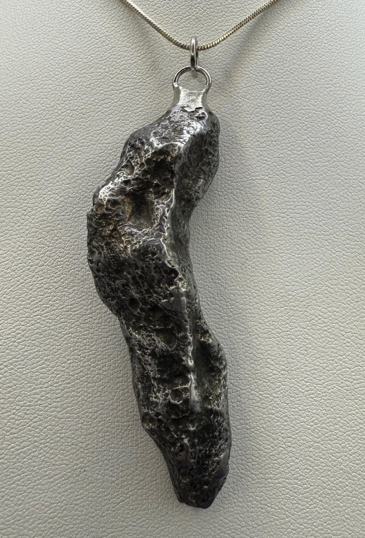 Sikhote-Alin Meteorite Pendant 48.16 grams, Astronomy Gift, Authentic Meteorite, Space Gift, Meteorite Jewelry, Iron Meteorite