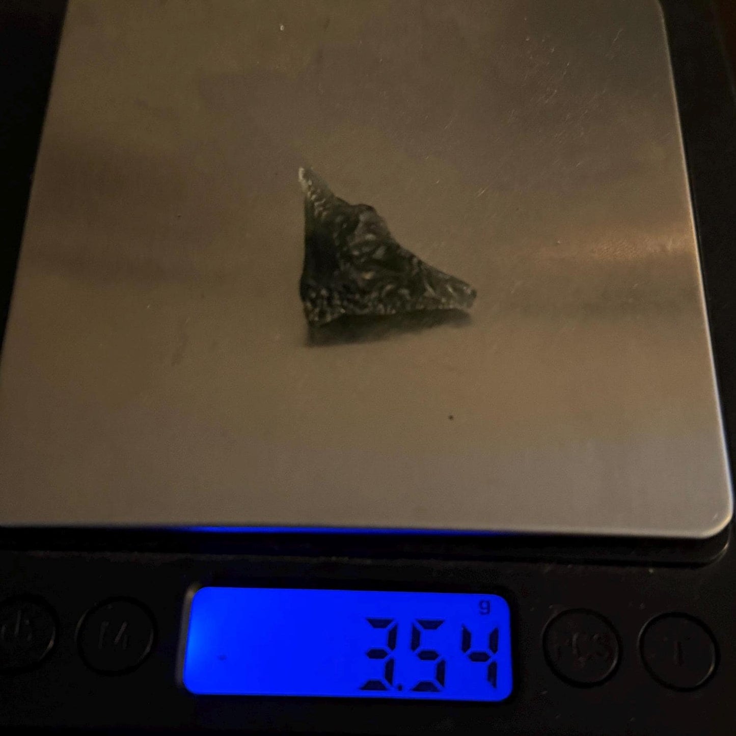 Authentic Moldavite Tektite Specimen: Czech Republic, Reiki Energy, 3.54g/17.7ct