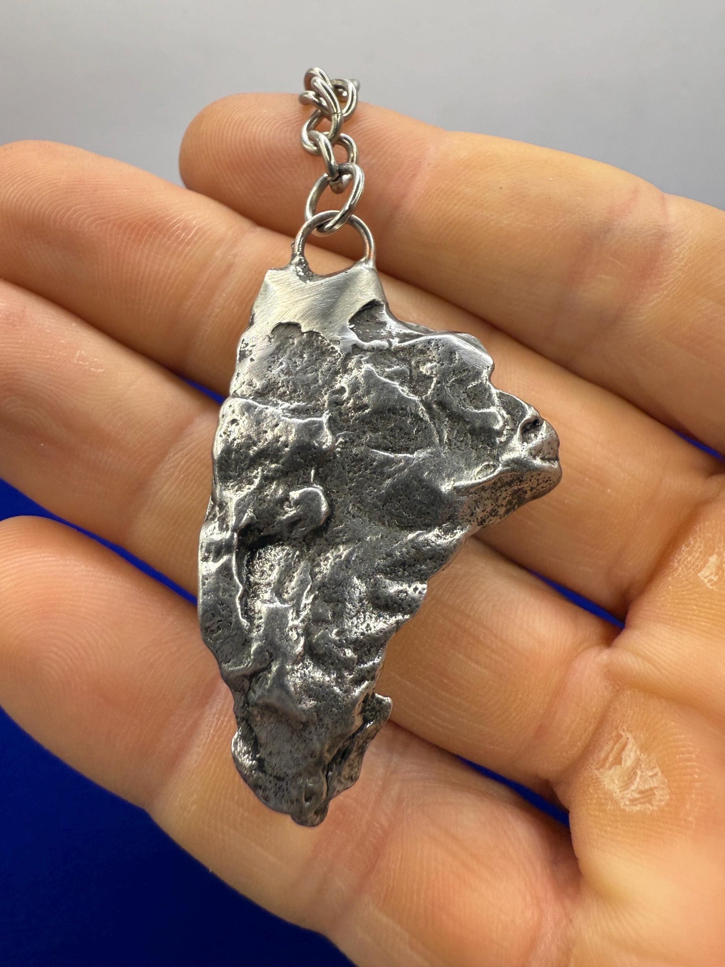 Meteorite Keychain, Campo del Cielo Meteorite, Cosmic Keychain, Authentic Meteorite, Space Accessories, Astronomy Gift, Space Gift, 35.06g