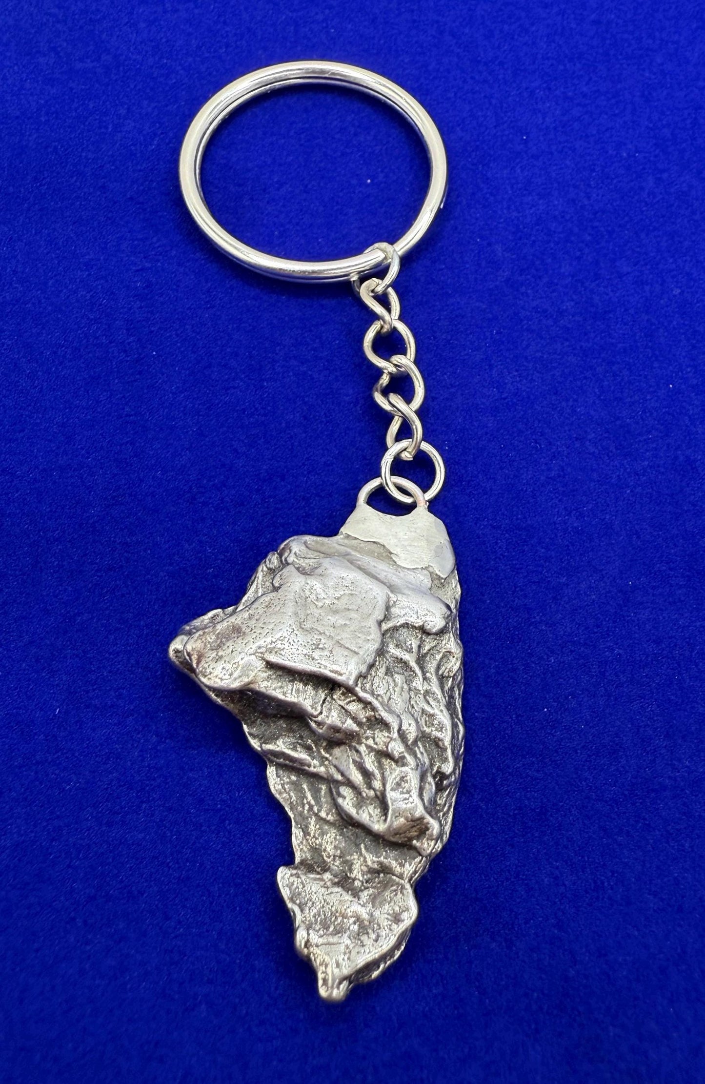 Meteorite Keychain, Campo del Cielo Meteorite, Cosmic Keychain, Authentic Meteorite, Space Accessories, Astronomy Gift, Space Gift, 35.06g