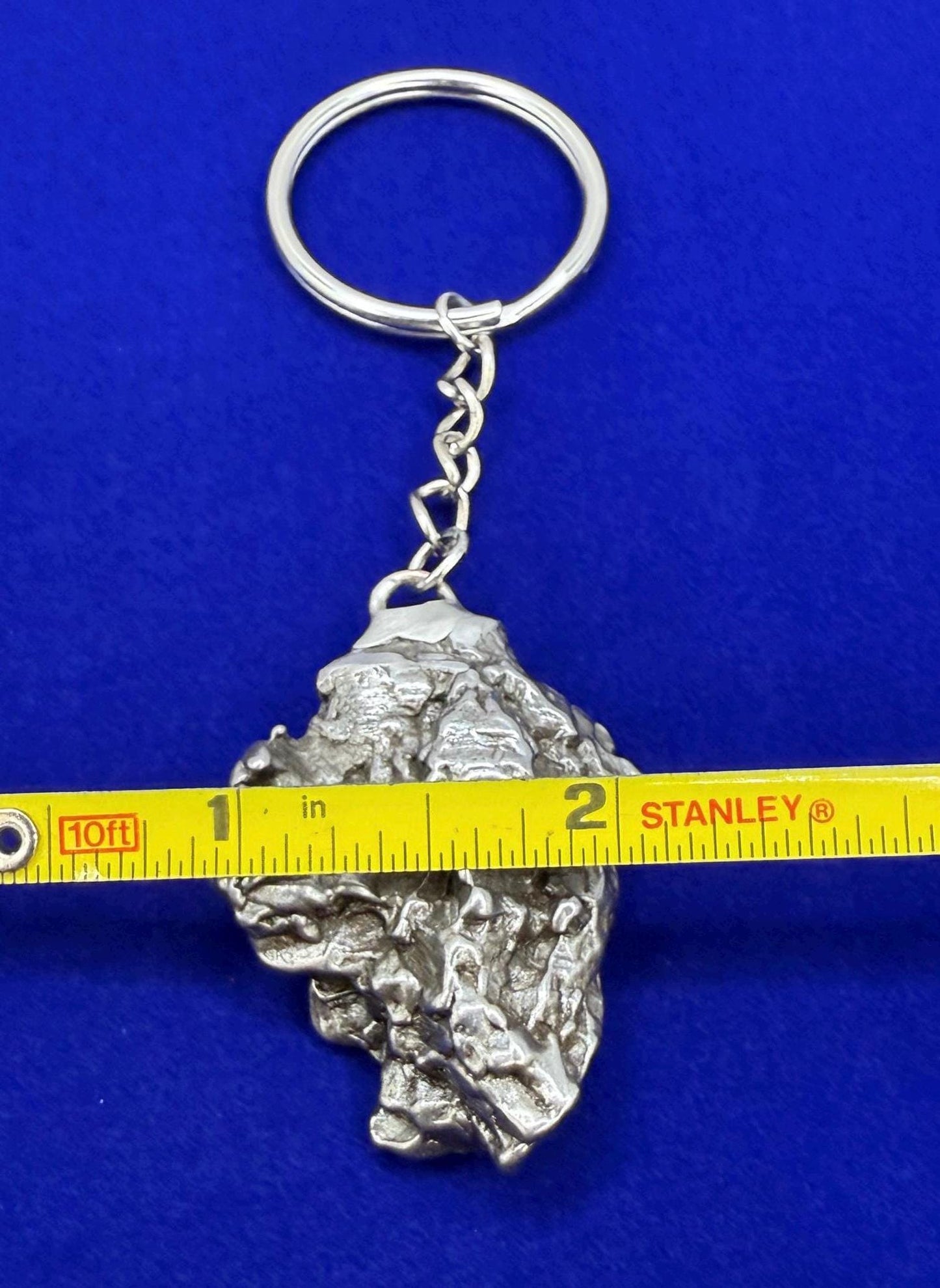 Meteorite Keychain, Campo del Cielo Meteorite, Cosmic Keychain, Authentic Meteorite, Space Accessories, Astronomy Gift, Space Gift, 47.92g