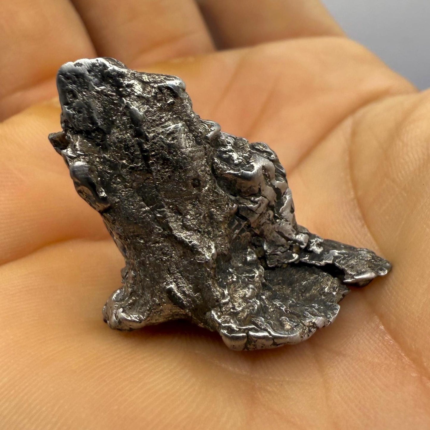 Uruacu Iron Meteorite Specimen: Space Gift, Authentic Meteorite, Brazil, 19.93 Grams