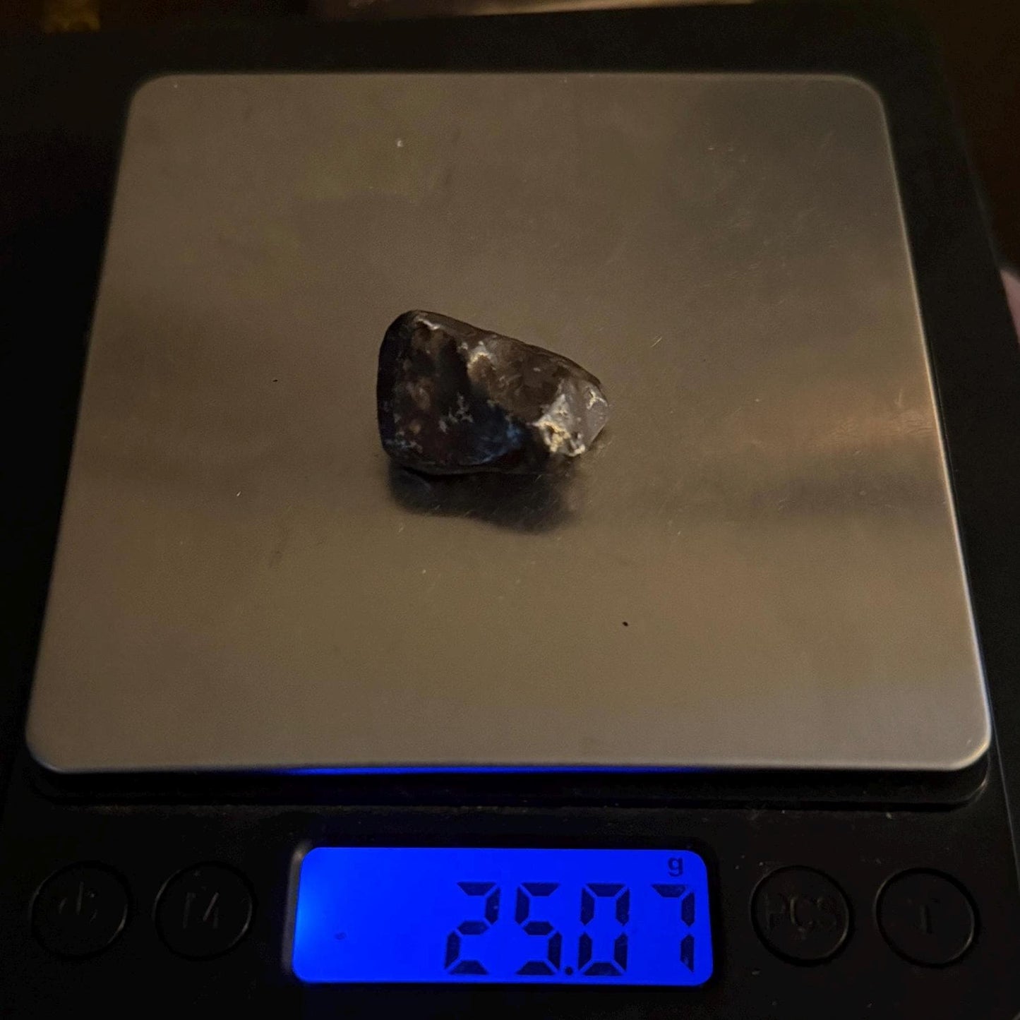 Rare Agoudal Iron Meteorite Specimen: Astronomy Space Gift, 25.07 grams