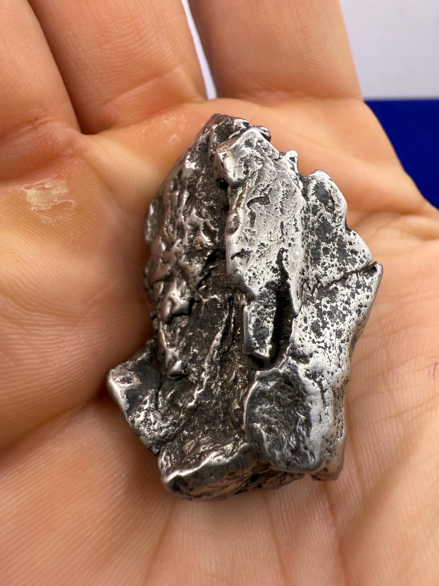 Uruacu Iron Meteorite Specimen: Space Gift, Authentic Meteorite, Brazil, 62.44 grams