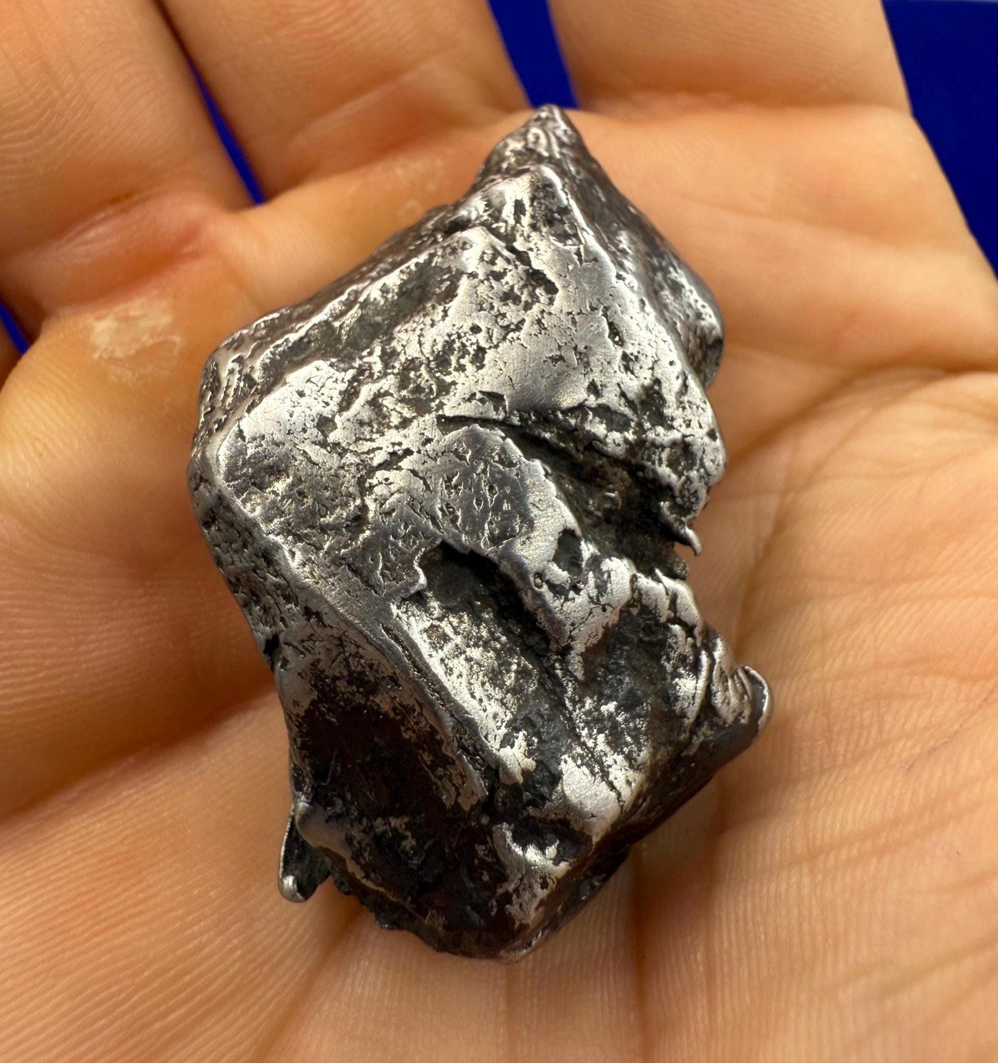 Uruacu Iron Meteorite Specimen: Space Gift, Authentic Meteorite, Brazil, 62.44 grams