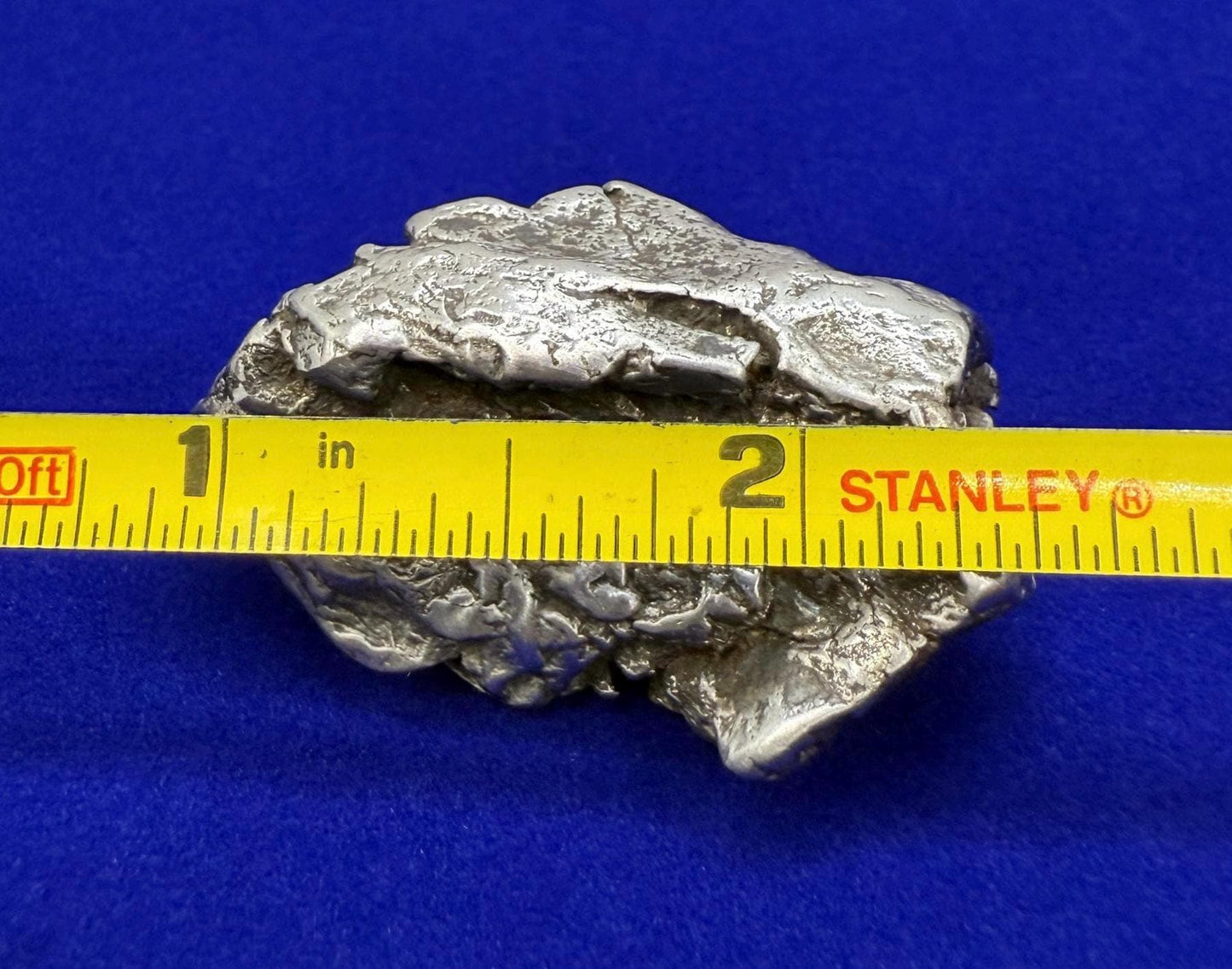 Uruacu Iron Meteorite Specimen: Space Gift, Authentic Meteorite, Brazil, 62.44 grams