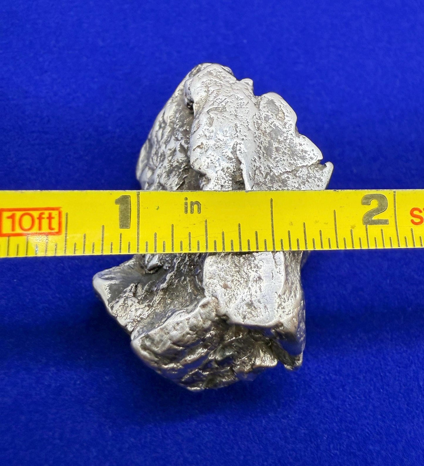 Uruacu Iron Meteorite Specimen: Space Gift, Authentic Meteorite, Brazil, 62.44 grams