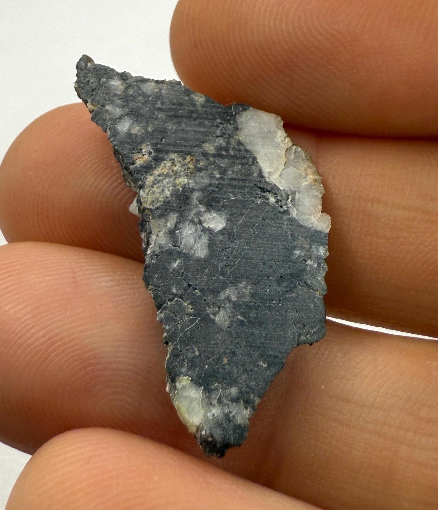 Ajdabiya 001 Lunar Meteorite Slice: Moon Rock Specimen, Space Gift, 1.86 grams