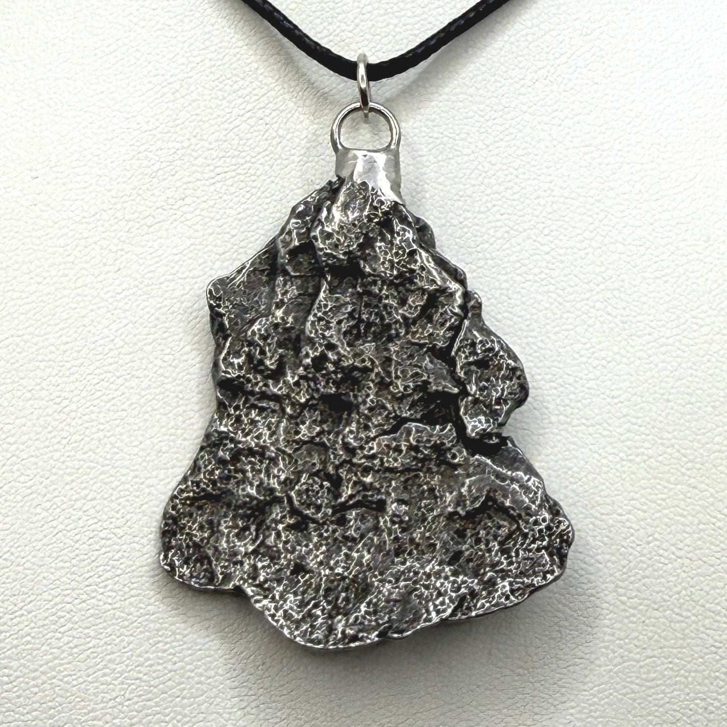 Campo del Cielo Meteorite Pendant: Authentic Iron Meteorite Jewelry, Space Gift, 31.87 grams