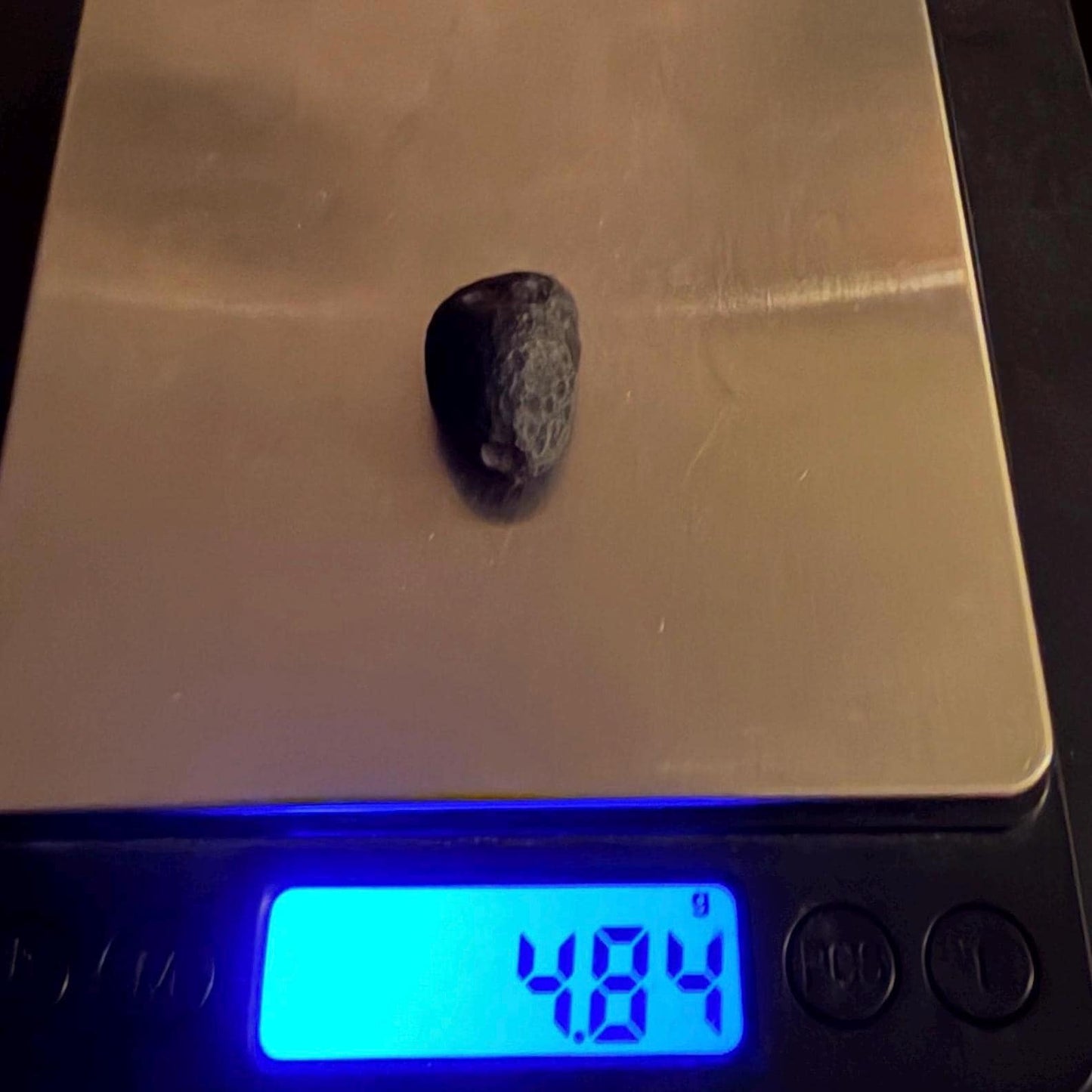 Saffordite Stone: Rare Cintamani, Arizona Tektite - 4.84 Grams
