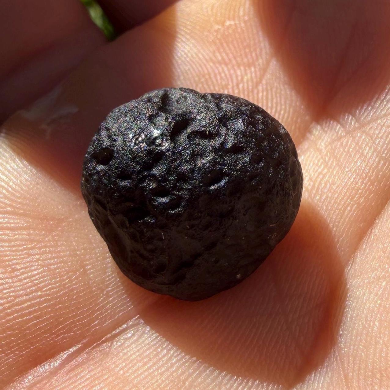 Saffordite Stone: Rare Cintamani, Arizona Tektite - 3.50 Grams