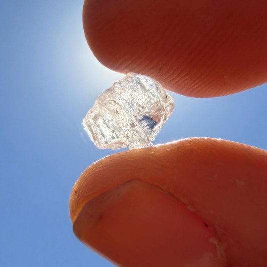 Nigerian Phenacite Crystal: Authentic Gemstone for Meditation 0.37g/1.85ct