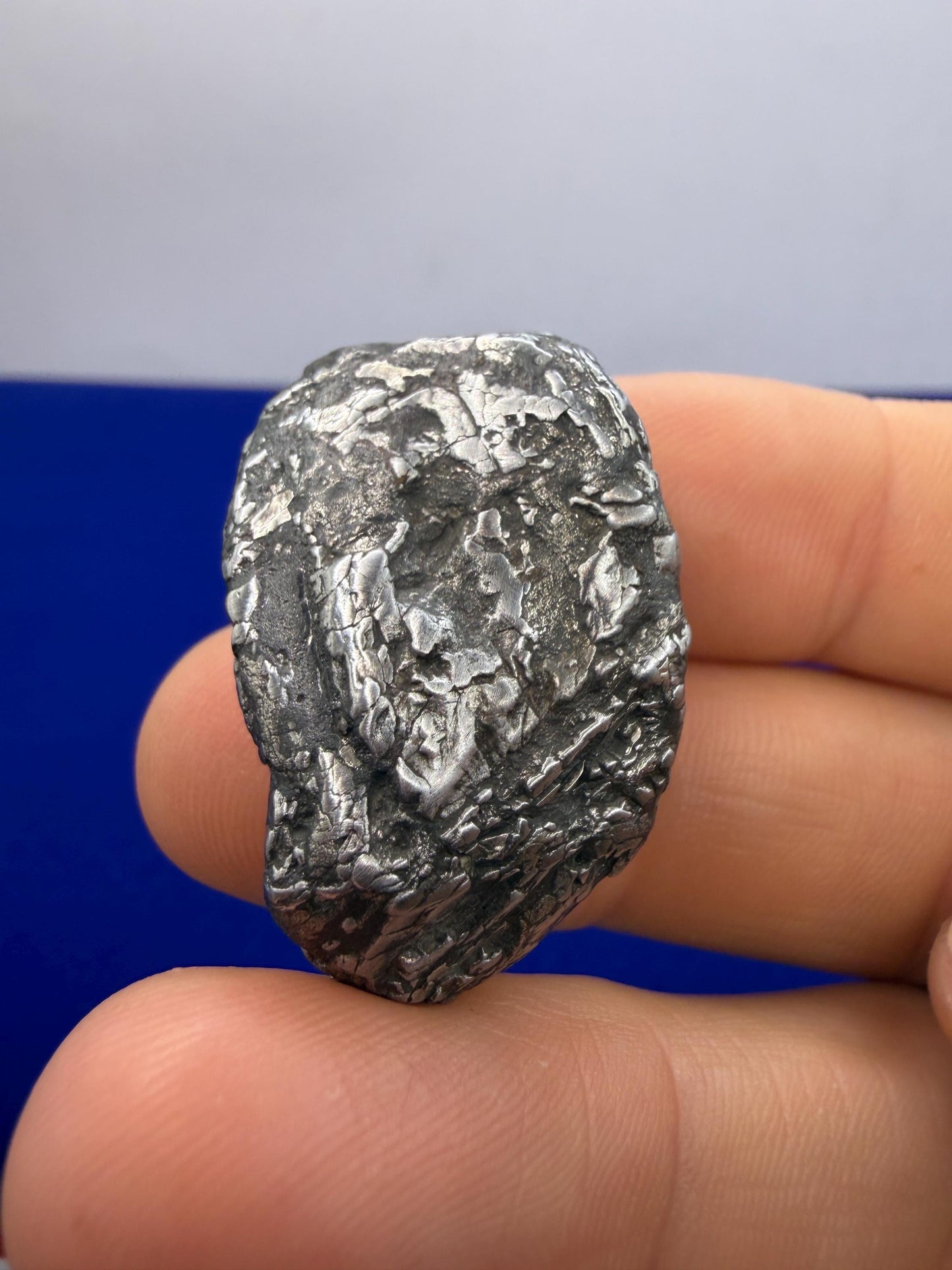 Uruacu Iron Meteorite Specimen: Space Gift, Authentic Meteorite, Brazil, 27.19 grams