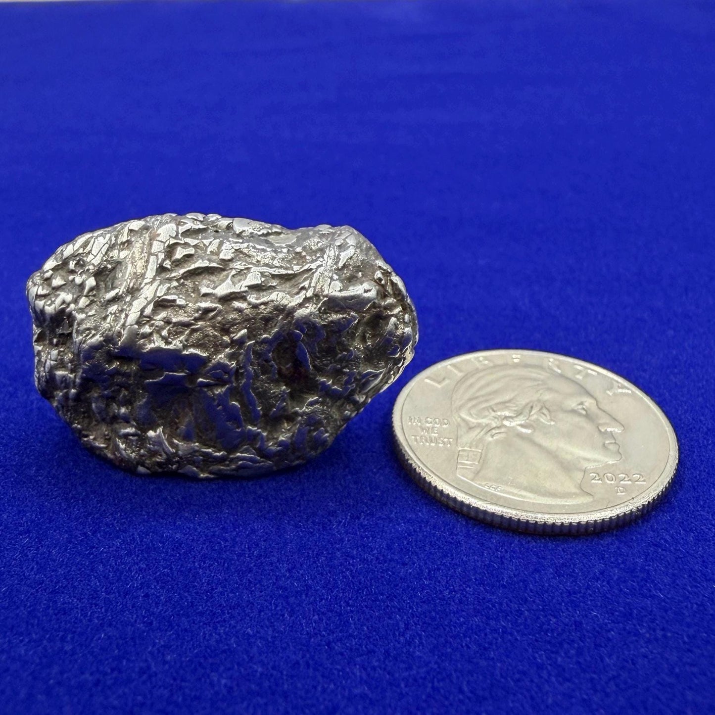 Uruacu Iron Meteorite Specimen: Space Gift, Authentic Meteorite, Brazil, 27.19 grams