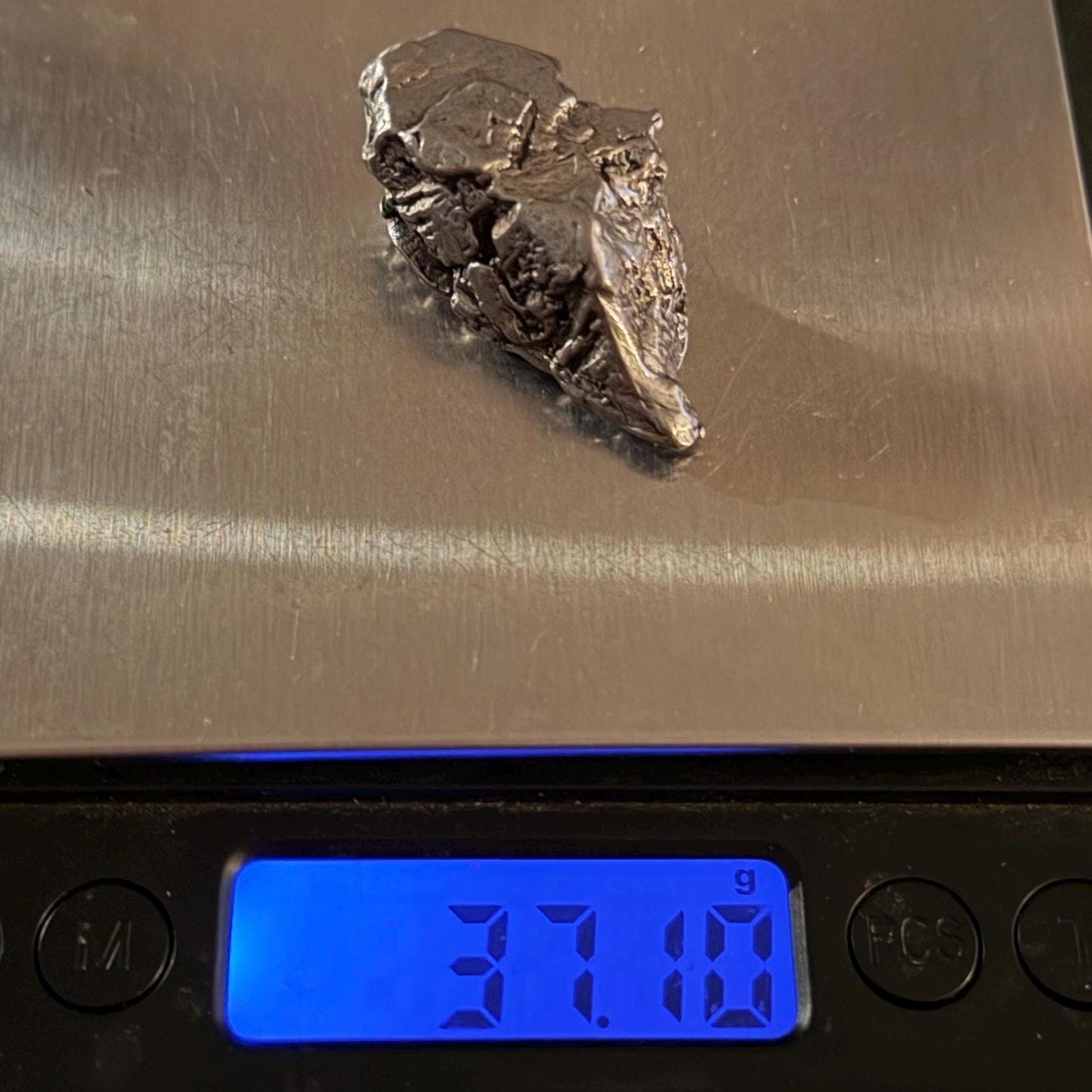 Aletai Iron-Nickel Meteorite Specimen: Astronomy Gift, COA, 37.10 grams