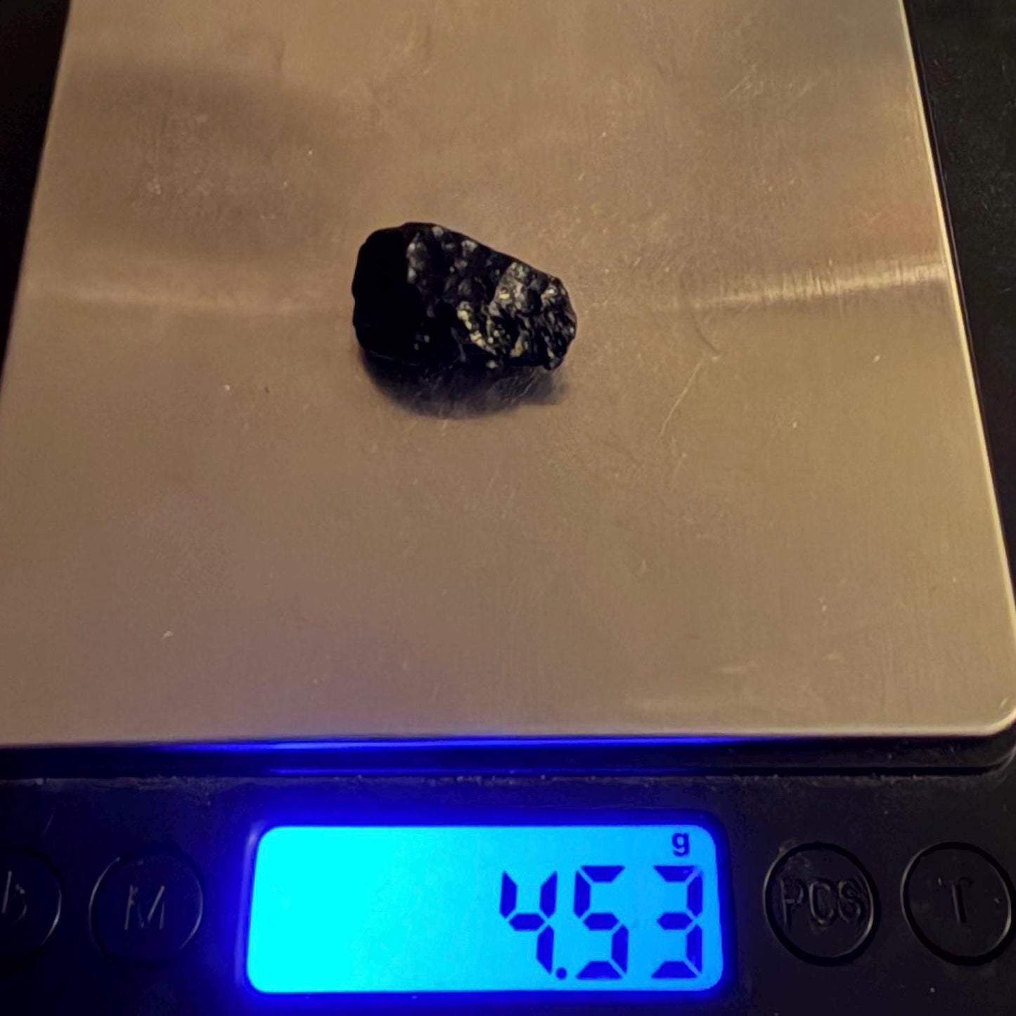 Indochinite Tektite: Indonesian Tektite, Energy Work Stone, 4.53 grams