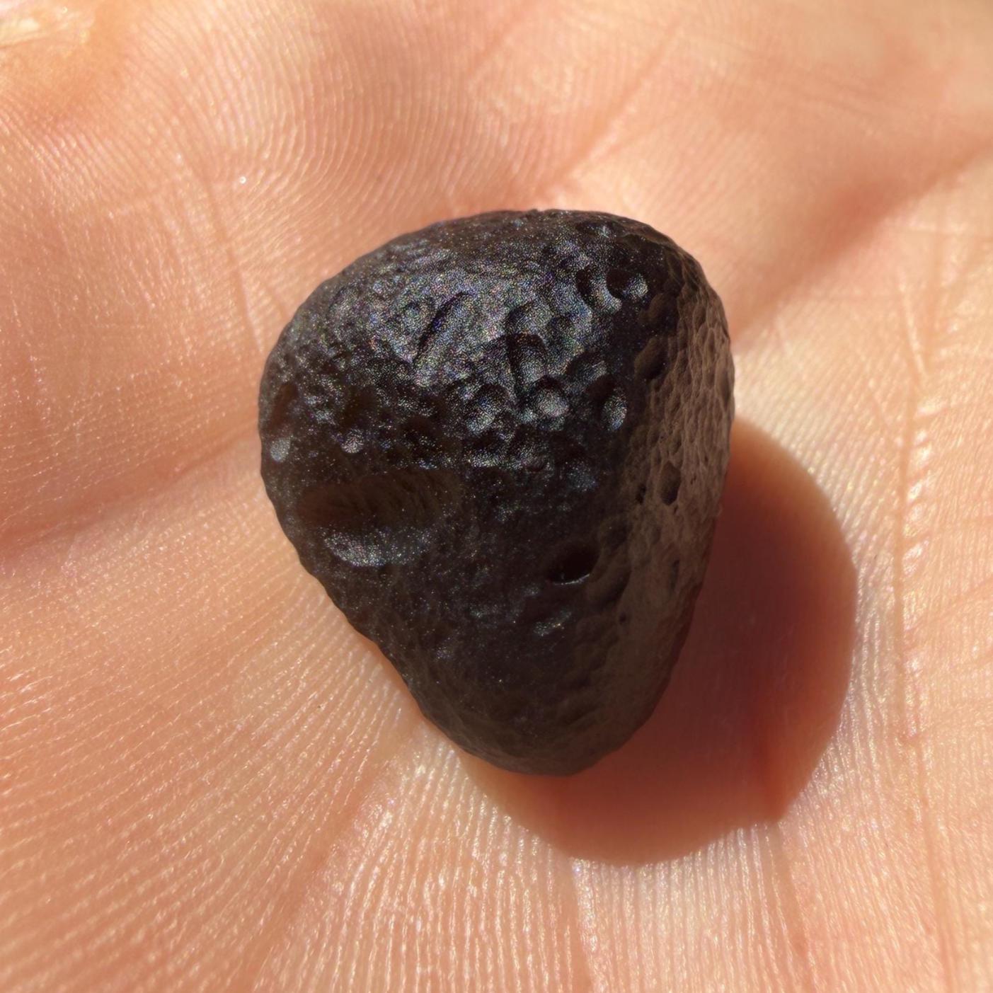 Saffordite Stone: Rare Cintamani, Arizona Tektite - 5.18 Grams