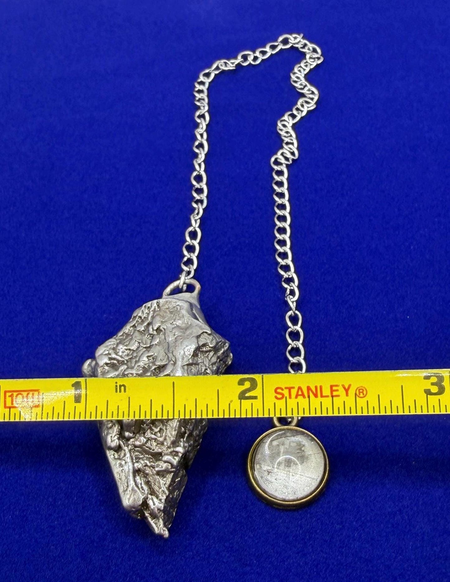 Aletai Meteorite Pendulum: Authentic Iron Meteorite, Divination Tool, 40.00 grams