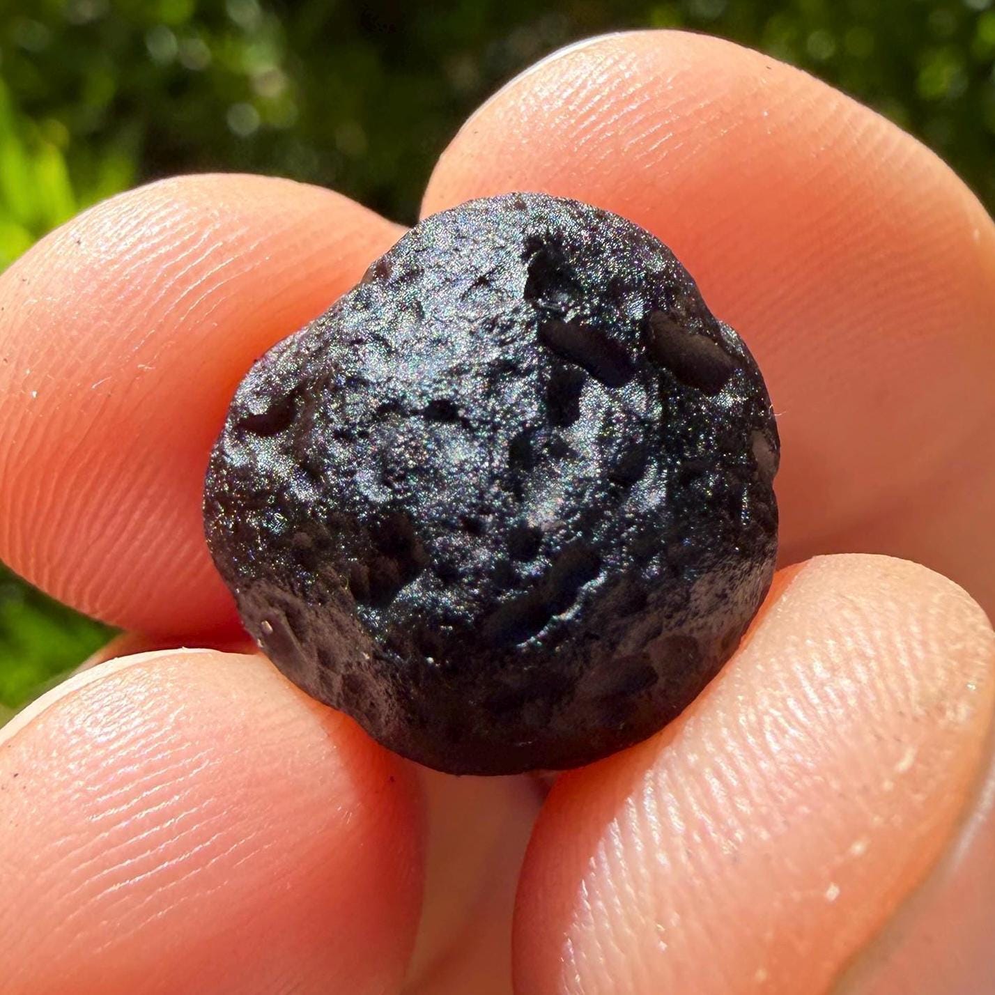 Saffordite Stone: Rare Cintamani, Arizona Tektite - 3.50 Grams