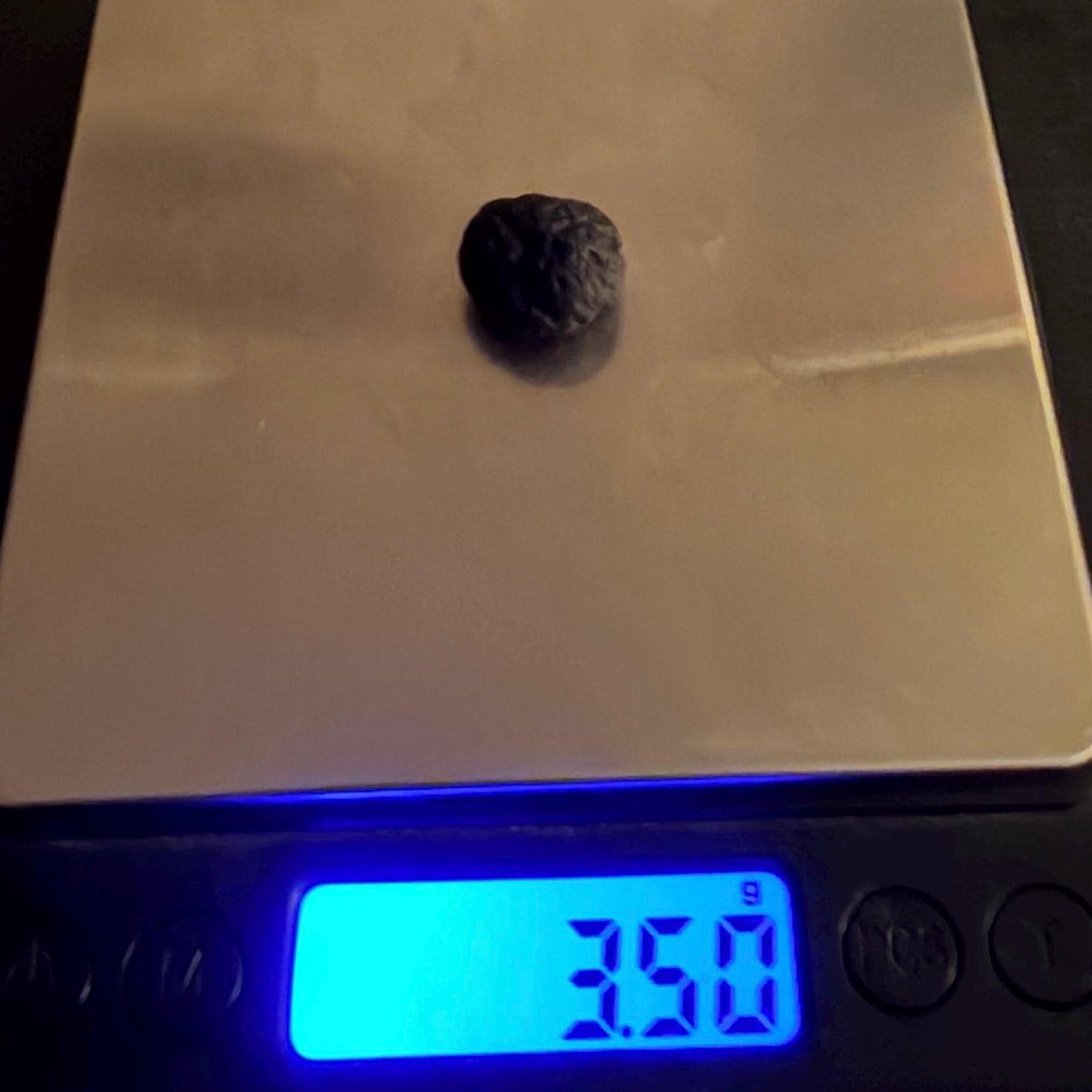 Saffordite Stone: Rare Cintamani, Arizona Tektite - 3.50 Grams