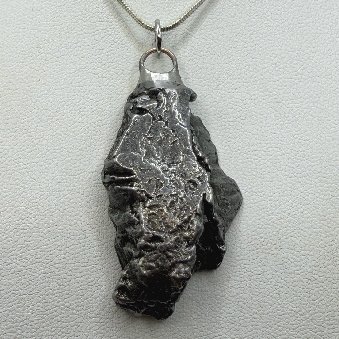 Aletai Meteorite Pendant: Authentic Space Jewelry, Cosmic Jewelry, 33.55g