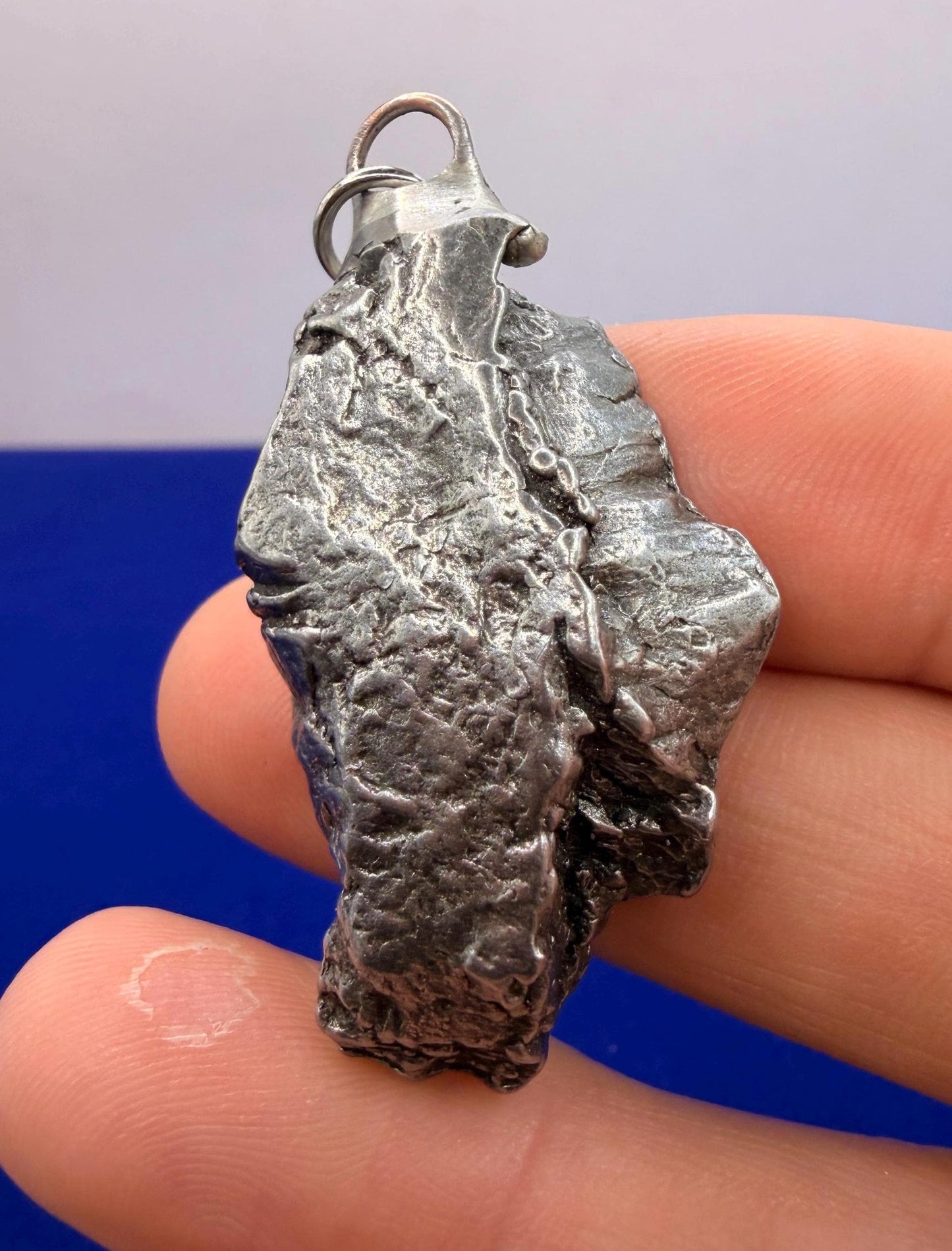 Aletai Meteorite Pendant: Authentic Space Jewelry, Cosmic Jewelry, 33.55g