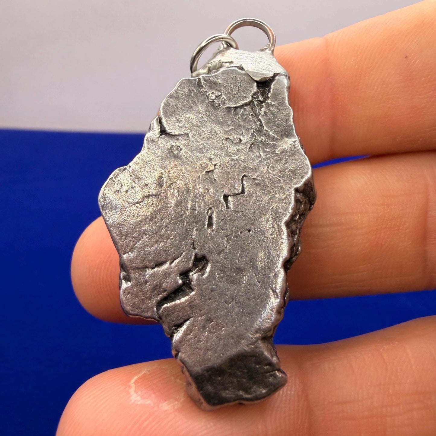 Aletai Meteorite Pendant: Authentic Space Jewelry, Cosmic Jewelry, 33.55g