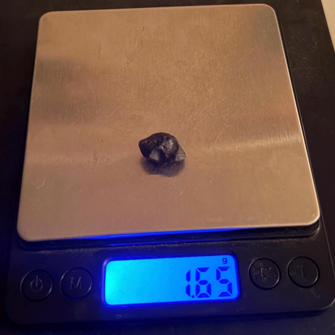 Saffordite Stone: Rare Cintamani, Arizona Tektite - 1.65 Grams