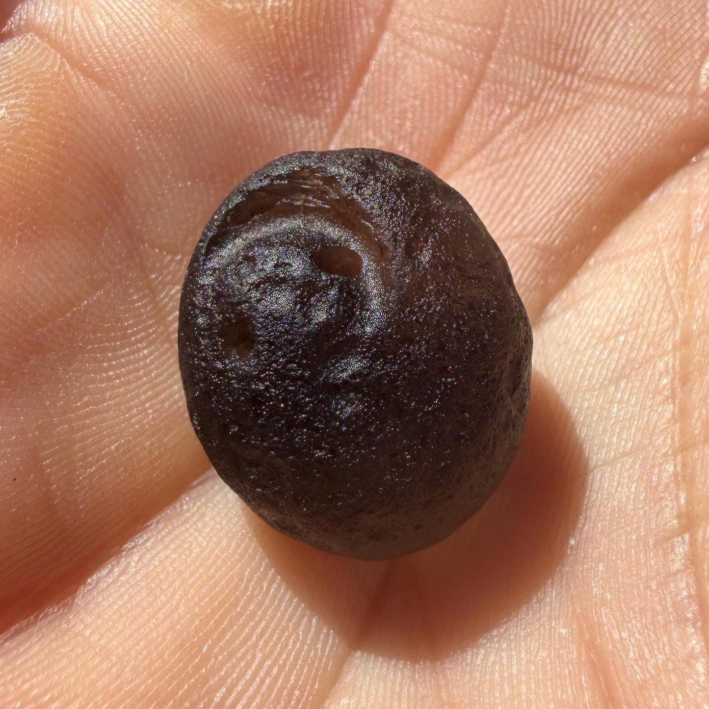 Colombianite Specimen, Beautiful and Translucent, Shamanic, Tektite, Pseudotektite, Obsidian, Healing Energy, Metaphysical, 4.38 grams