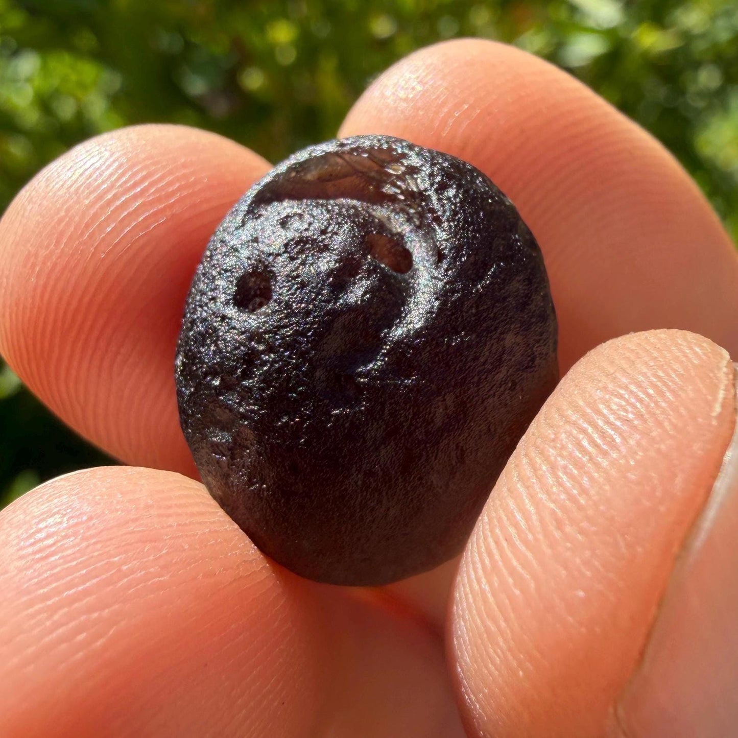 Colombianite Specimen, Beautiful and Translucent, Shamanic, Tektite, Pseudotektite, Obsidian, Healing Energy, Metaphysical, 4.38 grams