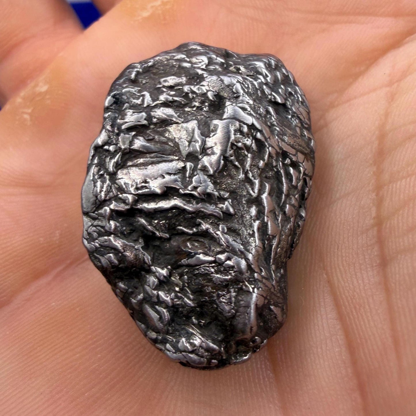 Uruacu Iron Meteorite Specimen: Space Gift, Authentic Meteorite, Brazil, 27.19 grams