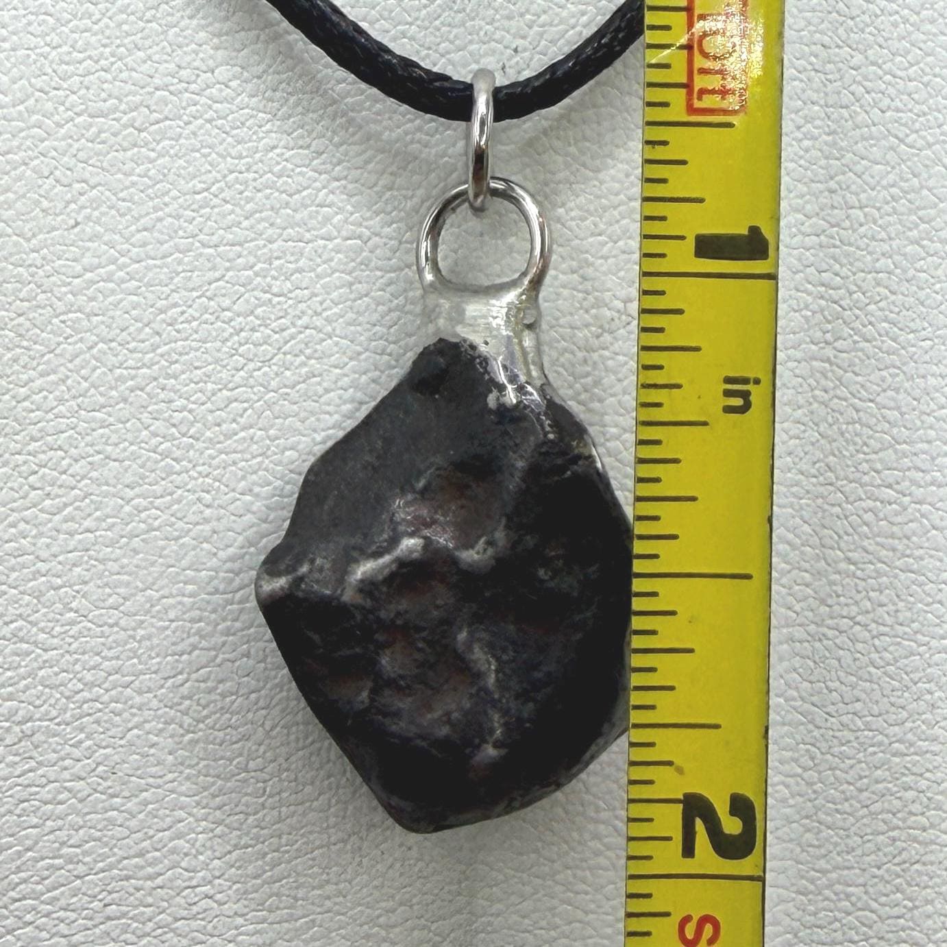 Agoudal Iron Meteorite Pendant: Handmade Astronomy Space Gift, Cosmic Pendant, 11.45 grams