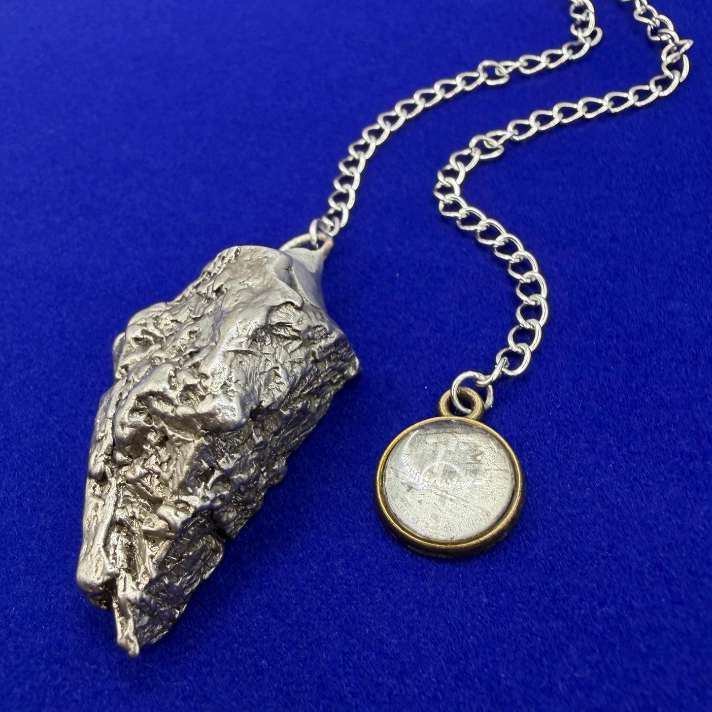 Aletai Meteorite Pendulum: Authentic Iron Meteorite, Divination Tool, 40.00 grams
