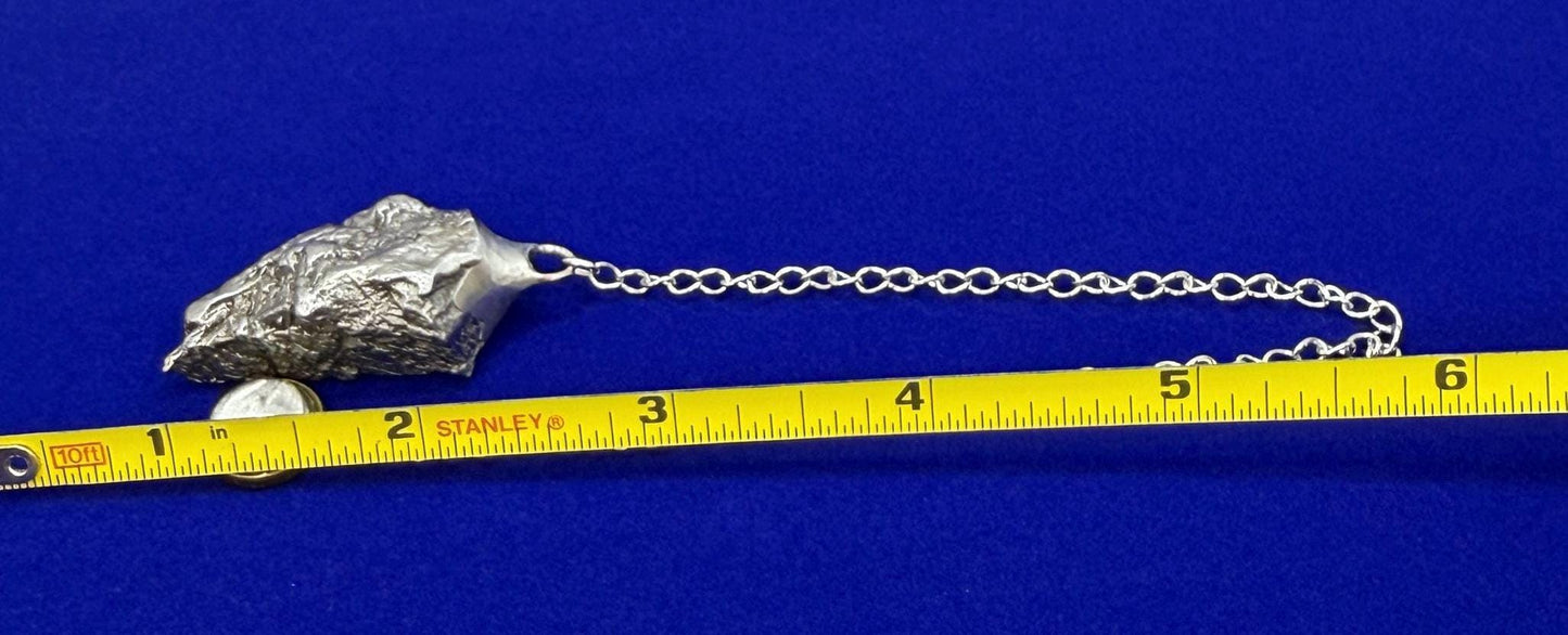 Aletai Meteorite Pendulum: Authentic Iron Meteorite, Divination Tool, 40.00 grams