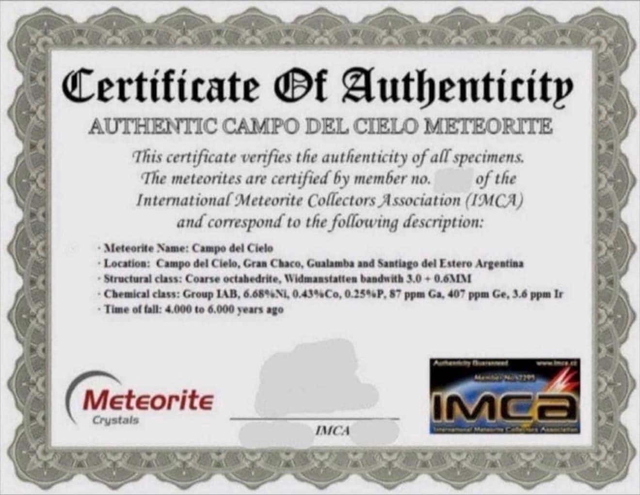 Campo del Cielo Meteorite Pendant: Authentic Iron Meteorite Jewelry, 18.14g