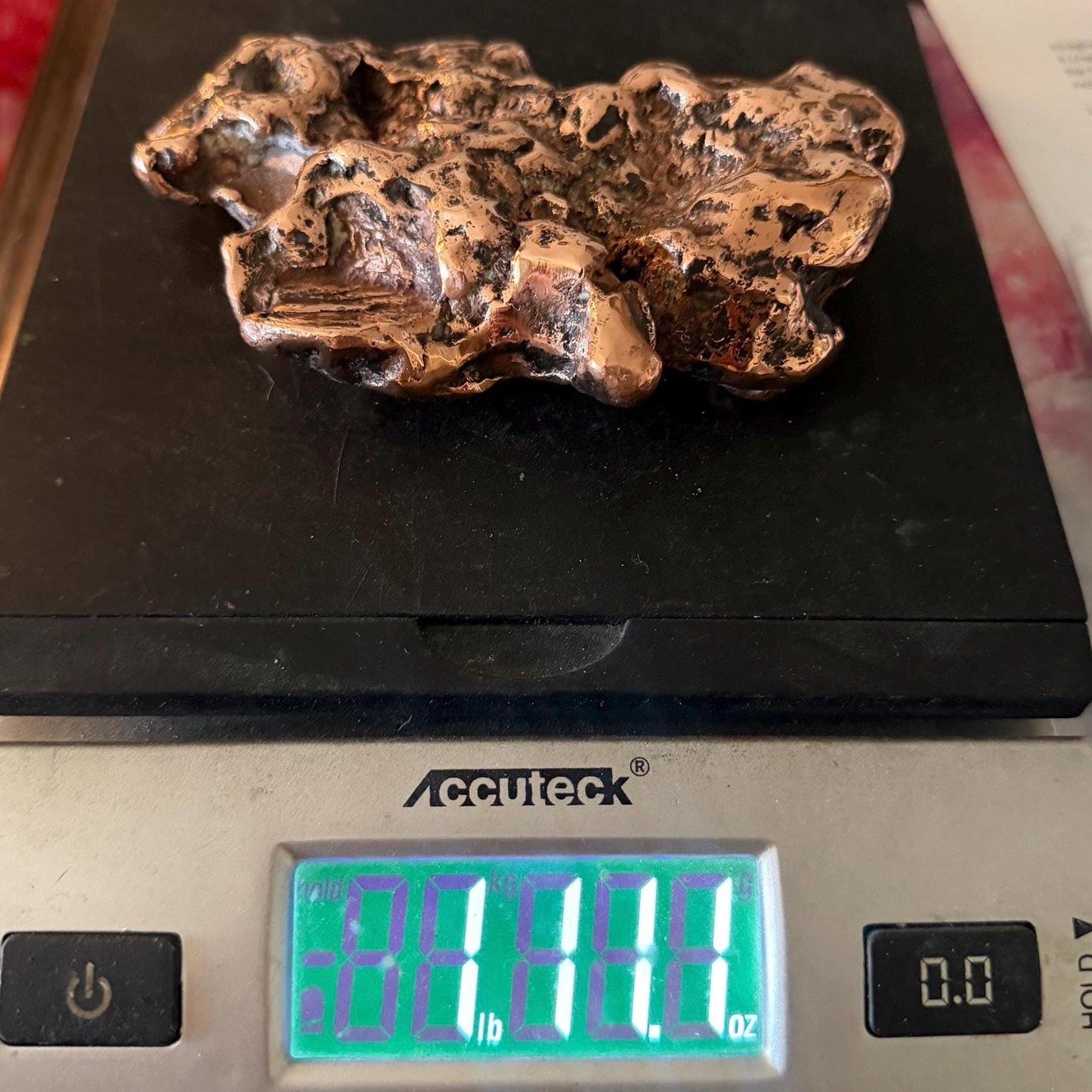 Michigan Float Copper, Keweenaw Native Copper, 1 lbs 11.1 ounces