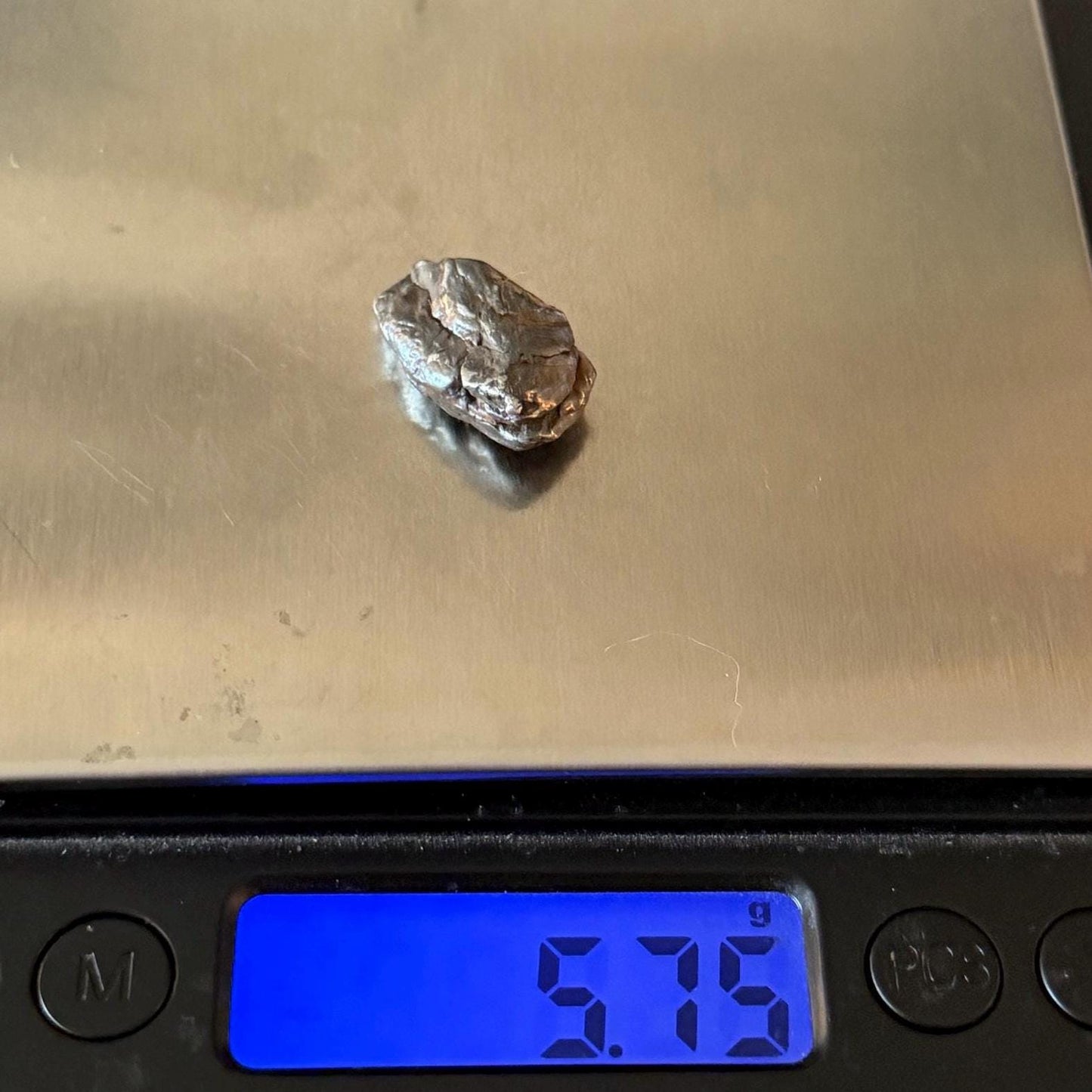 Uruacu Iron Meteorite: Rare IAB Specimen, Brazil, Astronomy Gift, 5.75g